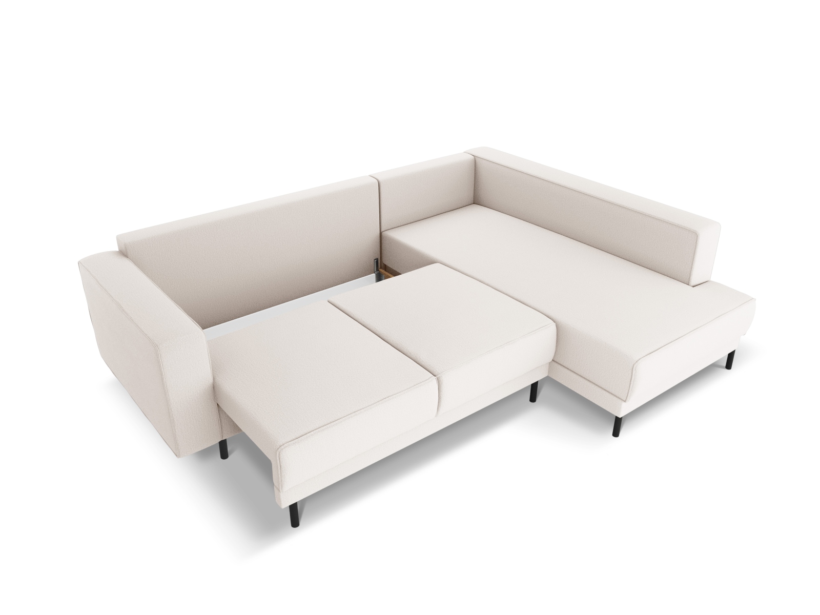 Right Corner Sofa With Bed Function, "Caro", 5 Seats, 247x187x90