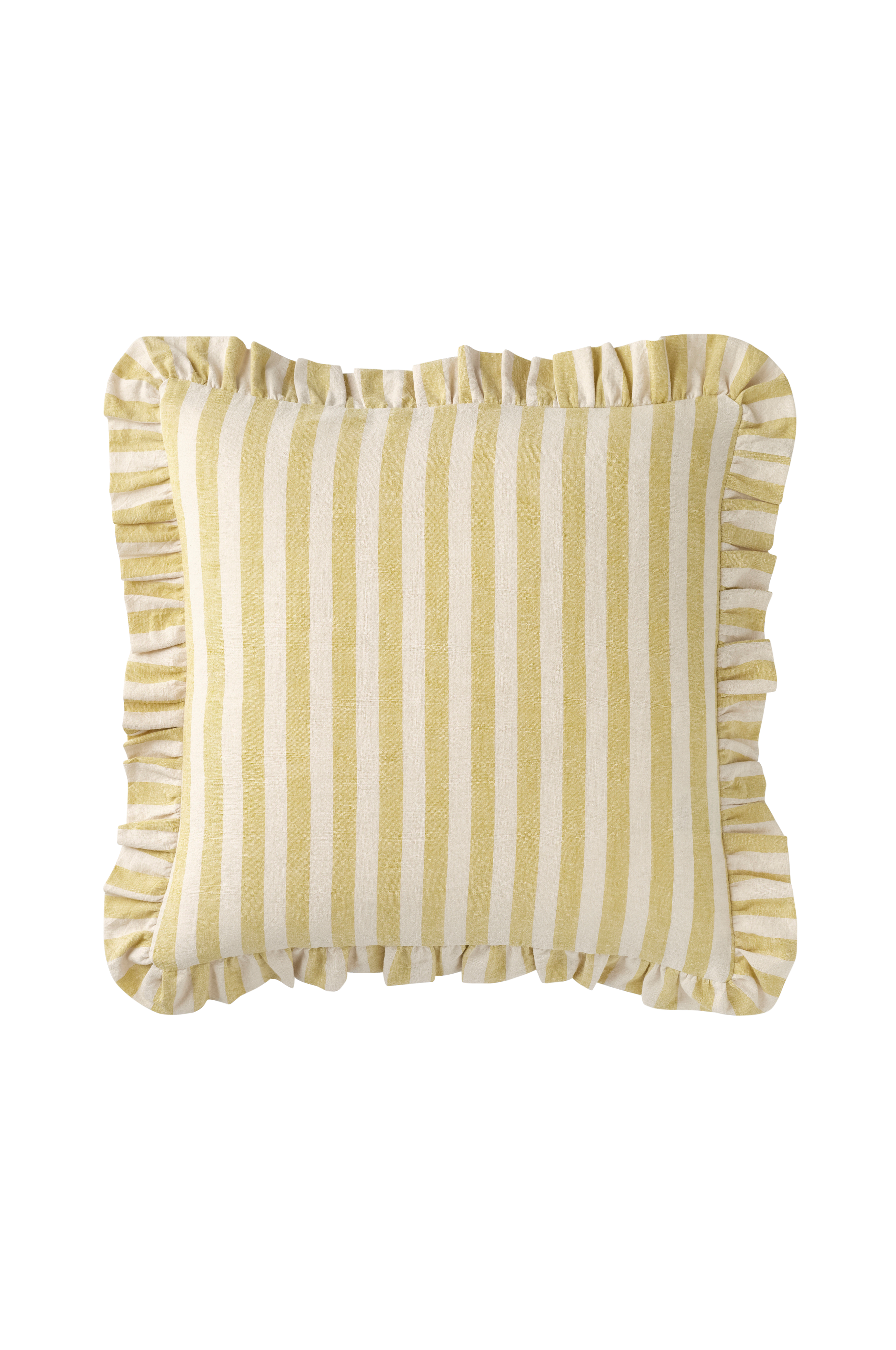 Putetrekk Elly Classic Stripe i resirkulert halvlinne