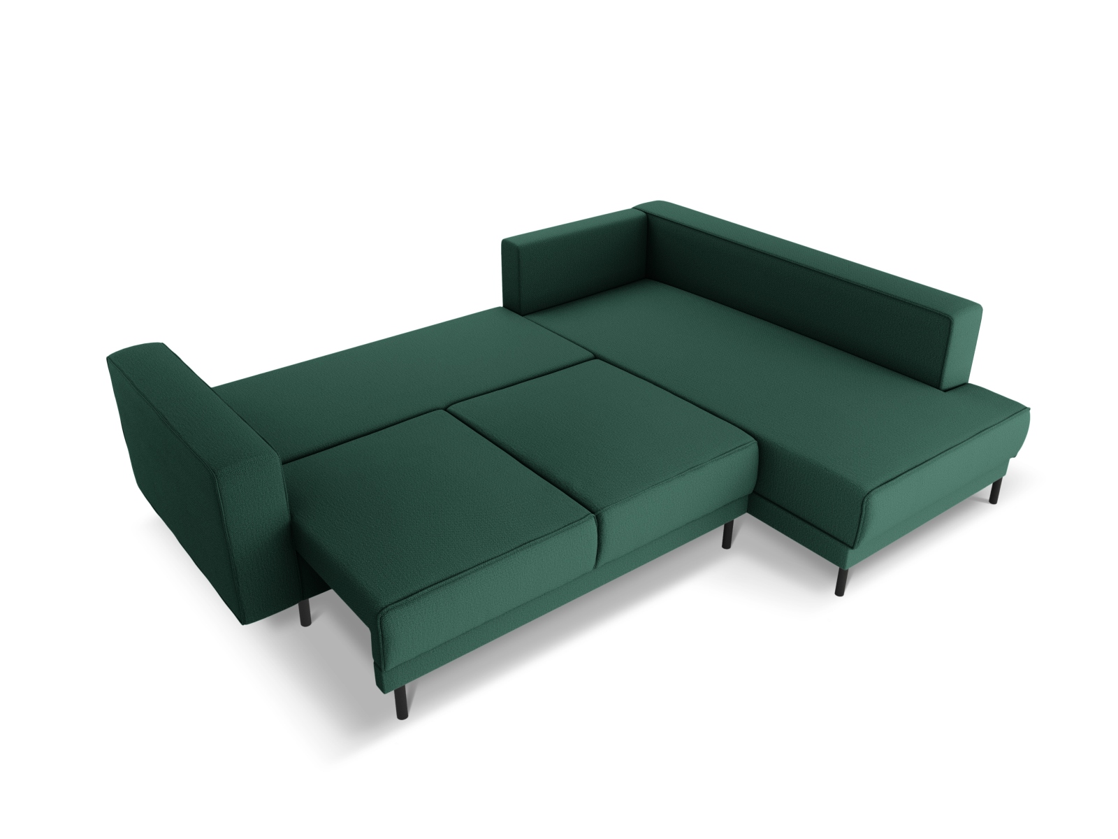 Right Corner Sofa With Bed Function, "Caro", 5 Seats, 247x187x90