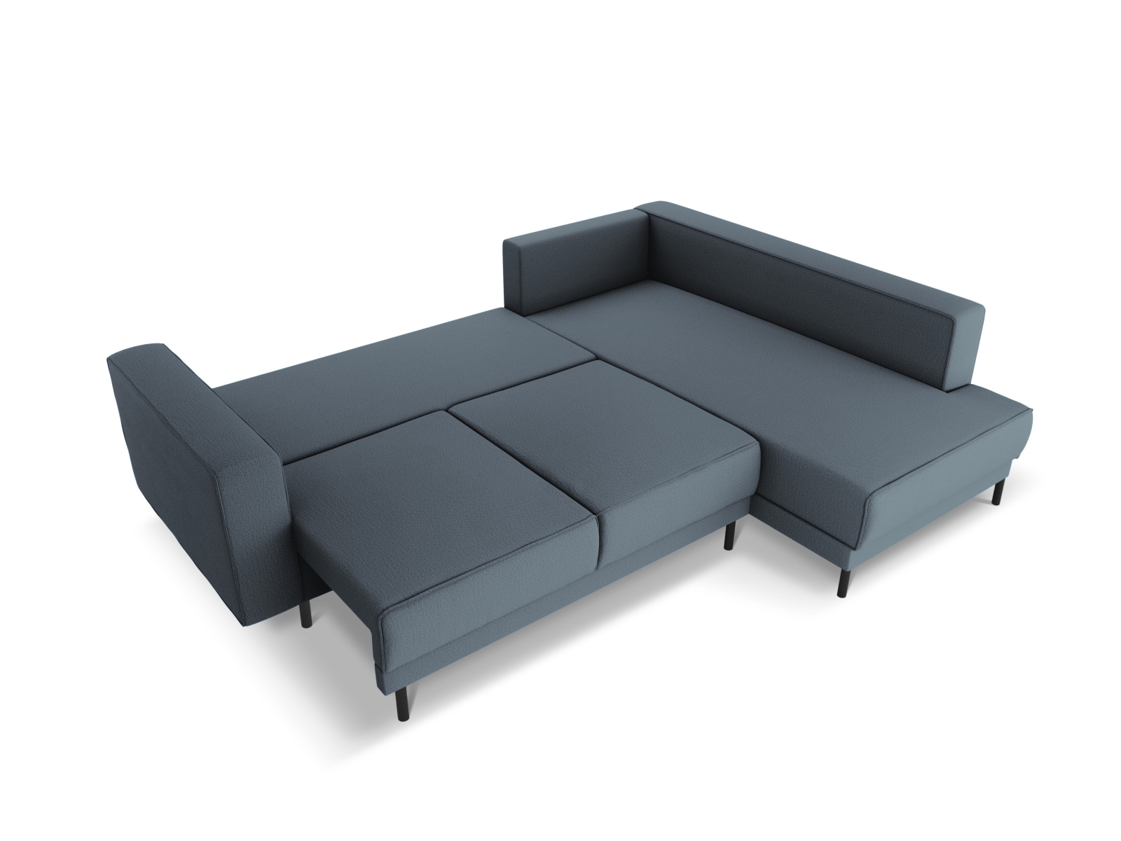 Right Corner Sofa With Bed Function, "Caro", 5 Seats, 247x187x90
