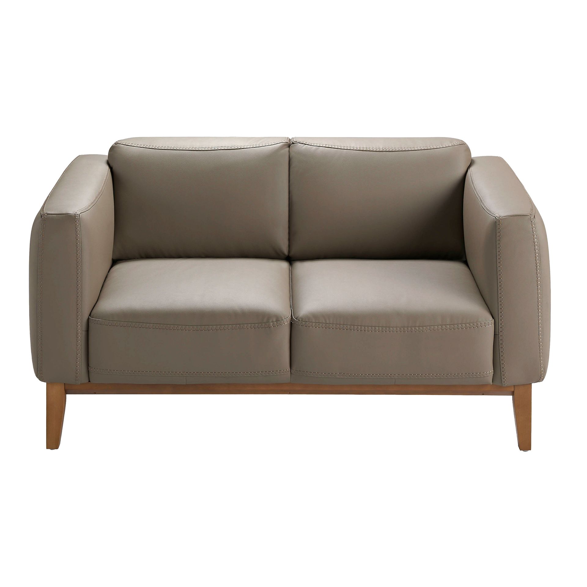 2 seater mink leather sofa