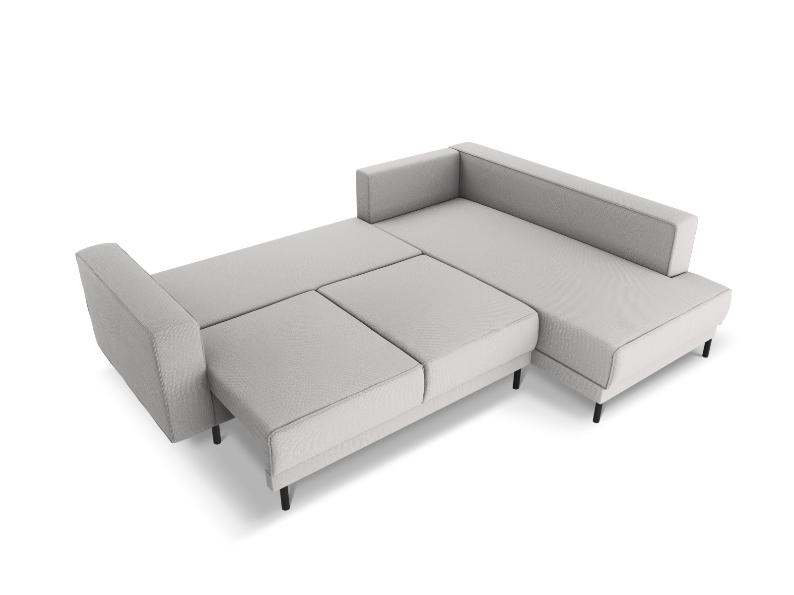 Right Corner Sofa With Bed Function, "Caro", 5 Seats, 247x187x90