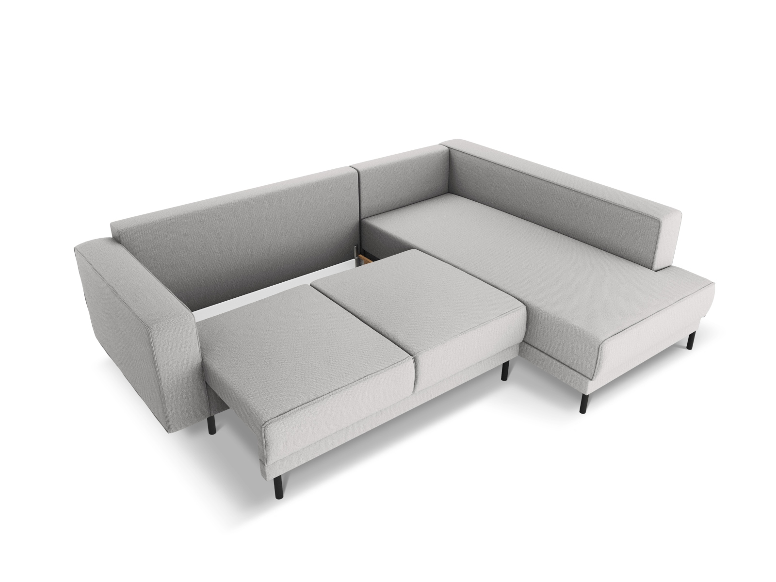 Right Corner Sofa With Bed Function, "Caro", 5 Seats, 247x187x90