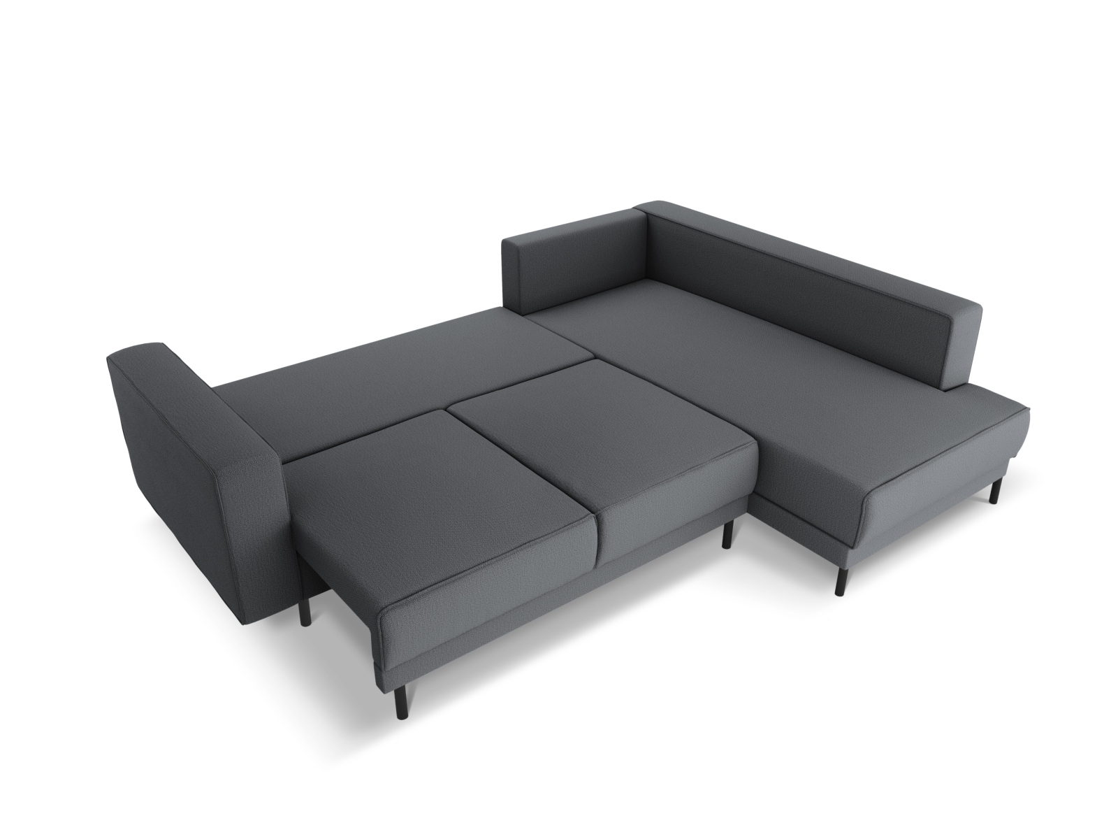 Right Corner Sofa With Bed Function, "Caro", 5 Seats, 247x187x90