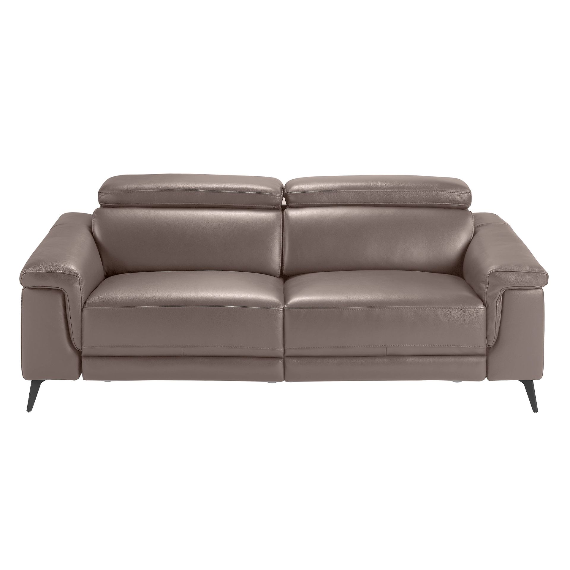 3 seater mink leather sofa