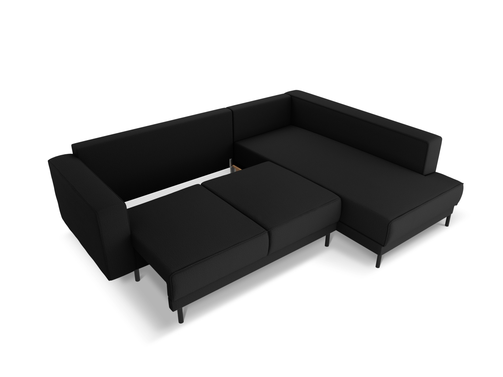 Right Corner Sofa With Bed Function, "Caro", 5 Seats, 247x187x90