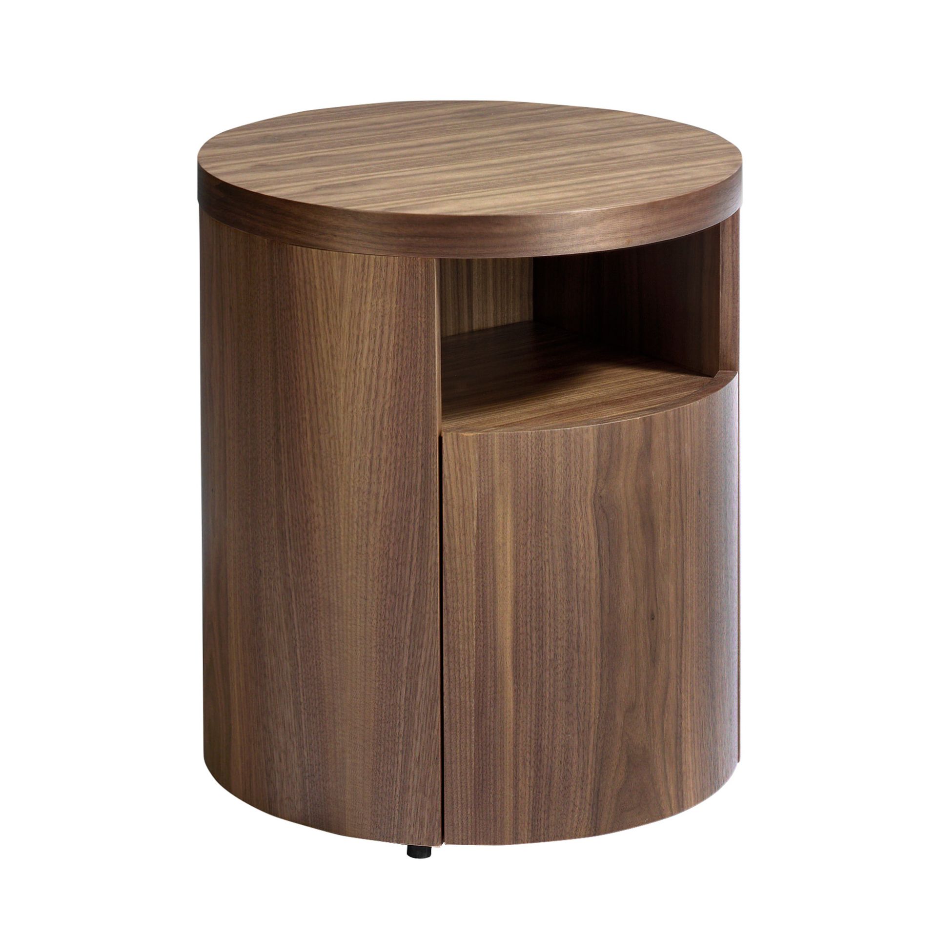 Bedside table walnut