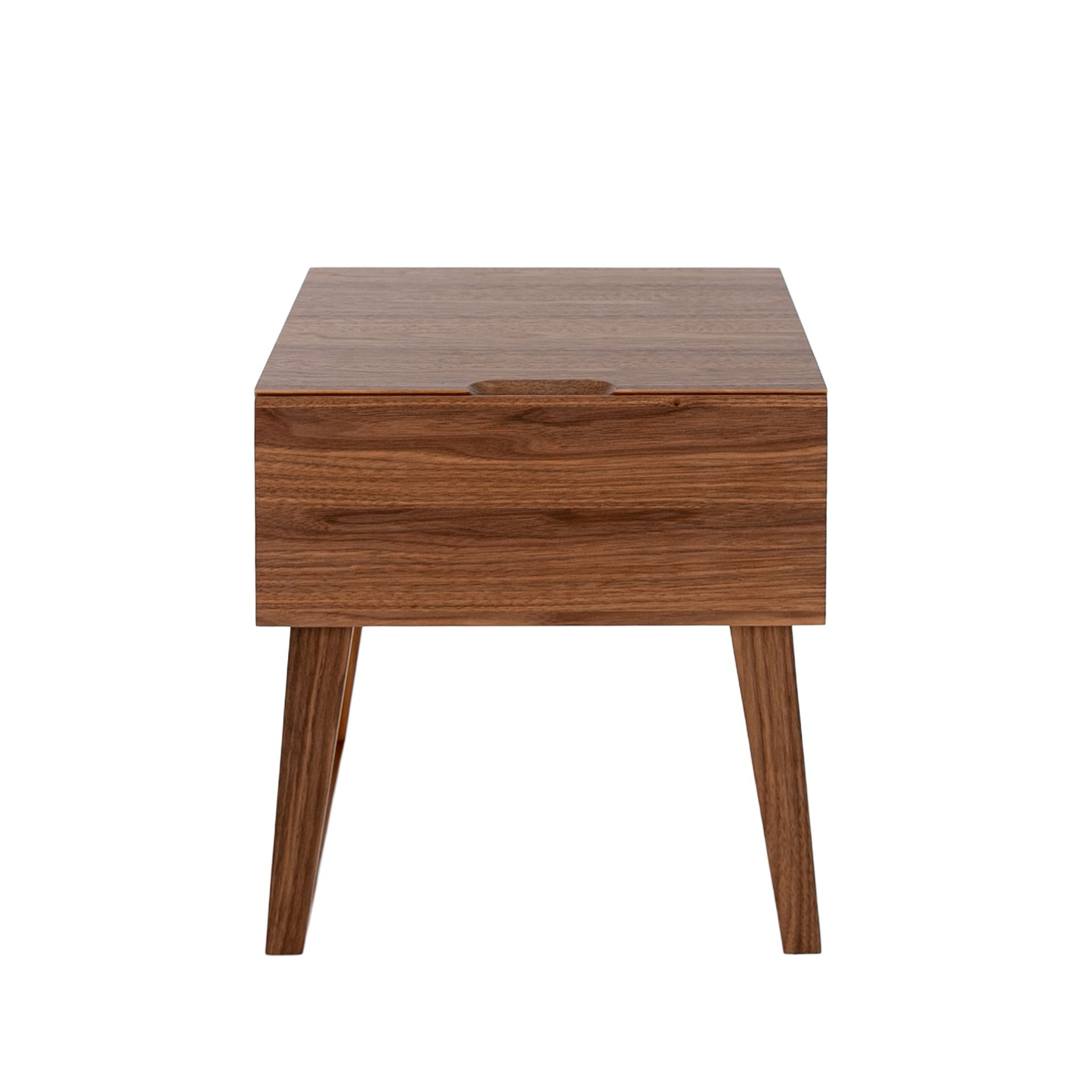 Bedside table walnut