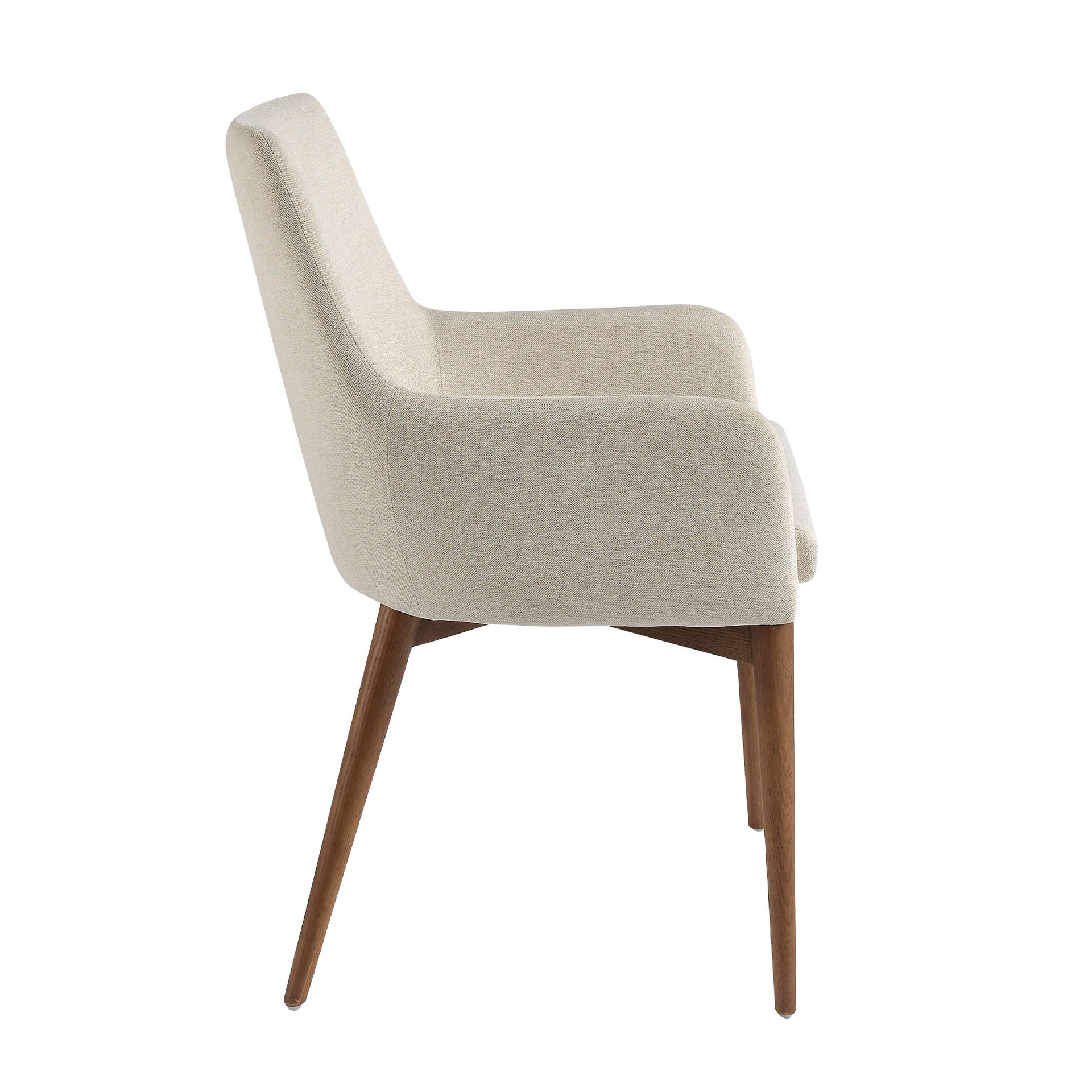 Beige fabric chair