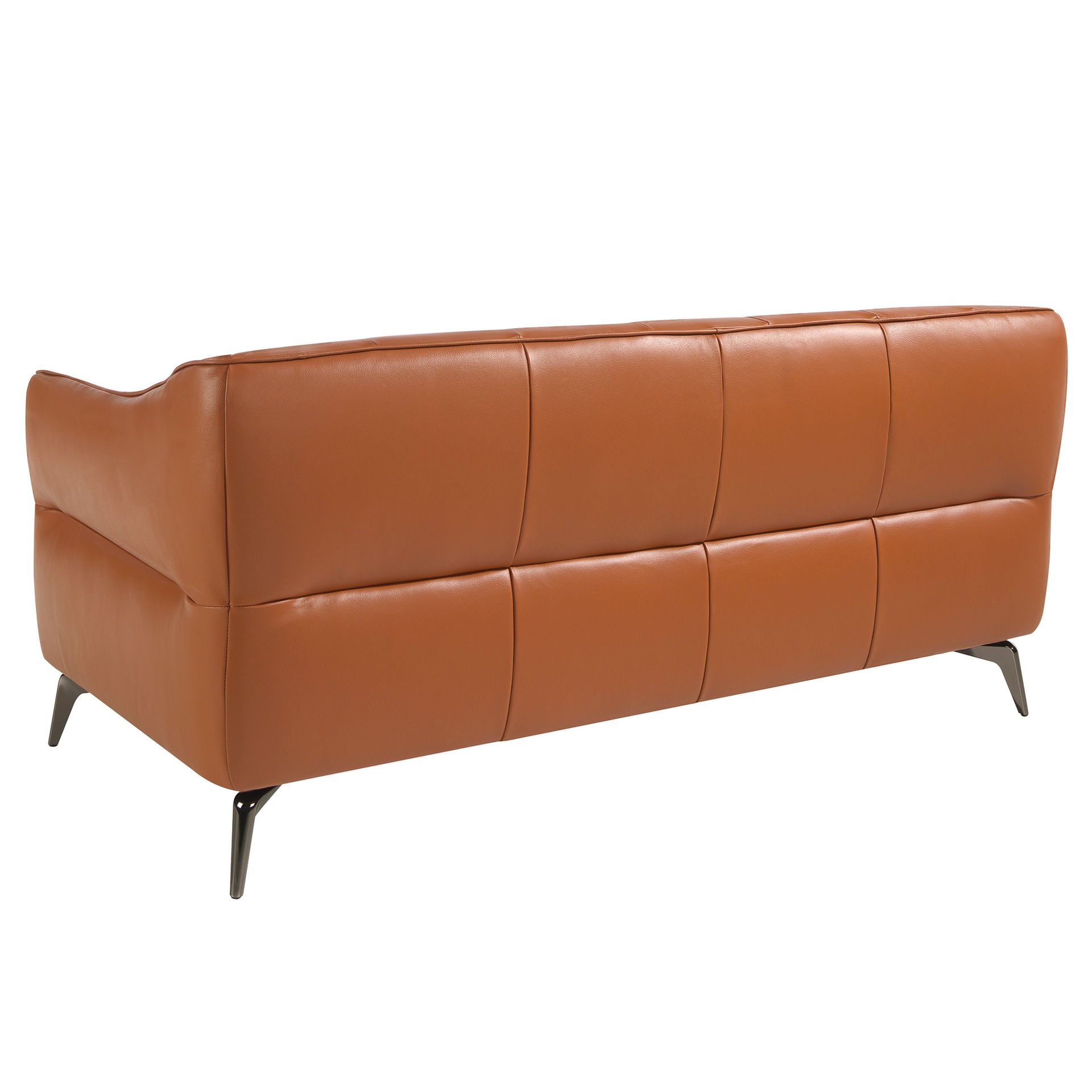 Chester 2 seater sofa in brown leather