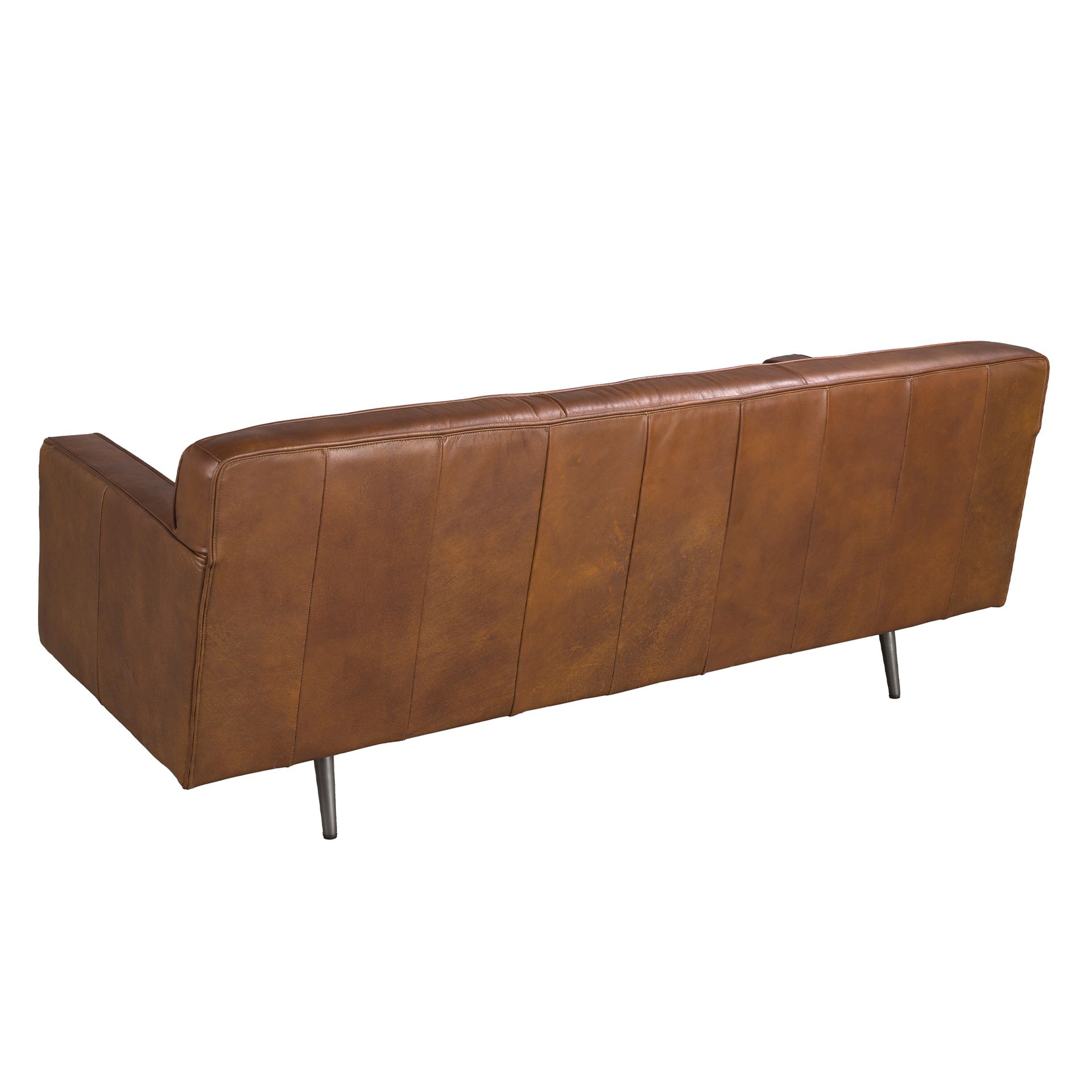 Chester 2 seater sofa in dark brown leather