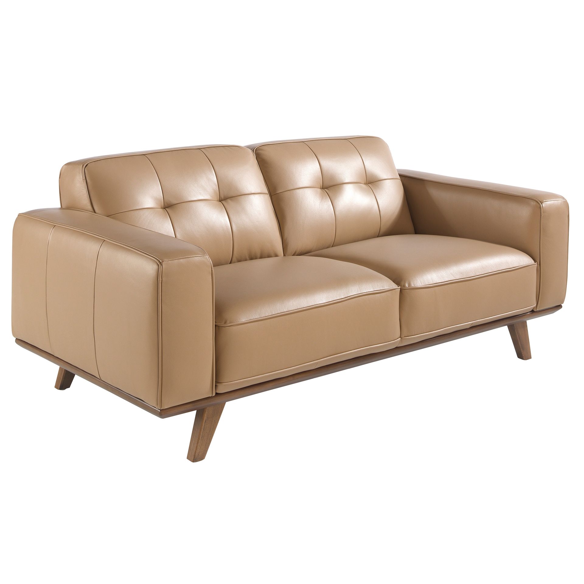 Chester 2 seater sofa in sand leather
