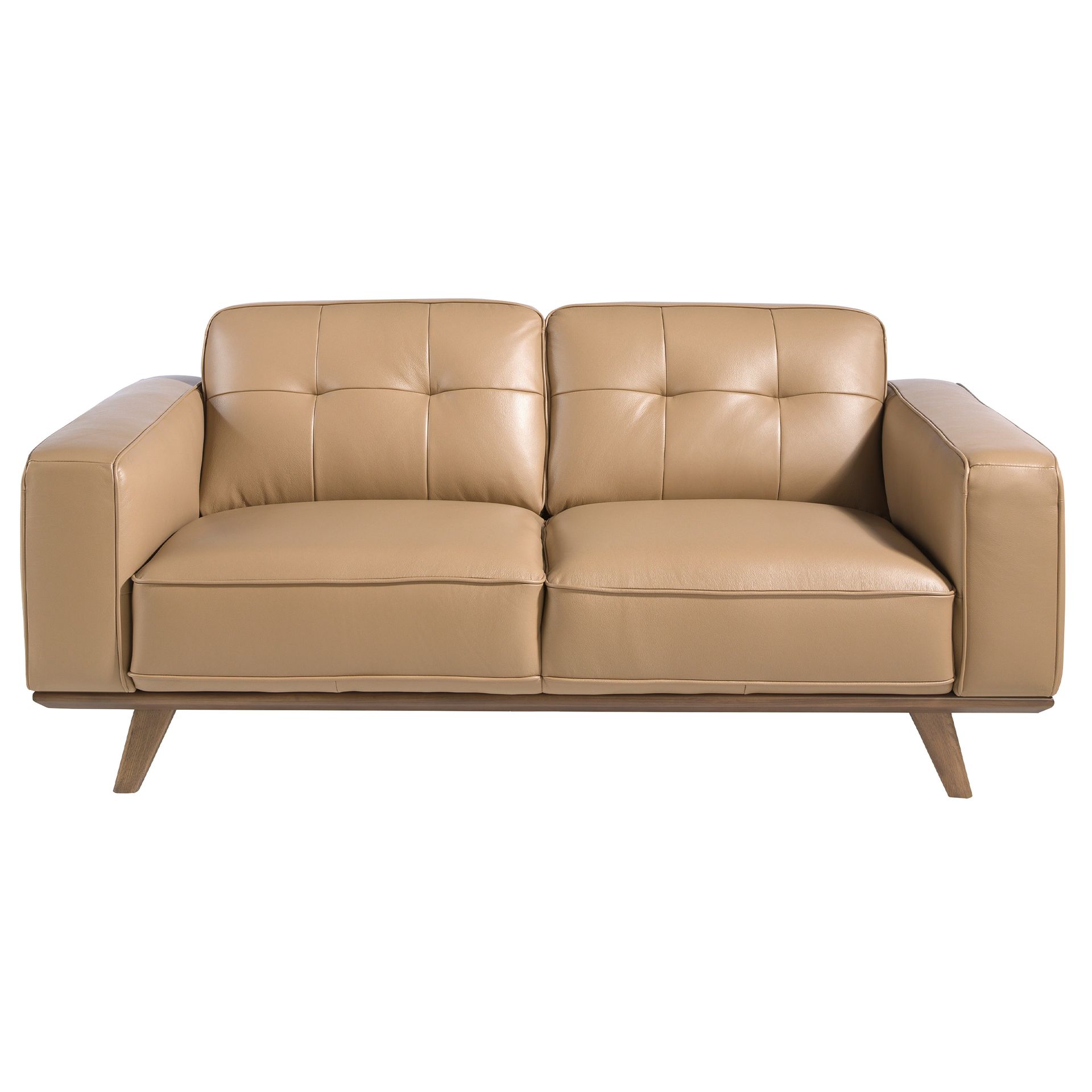 Chester 2 seater sofa in sand leather