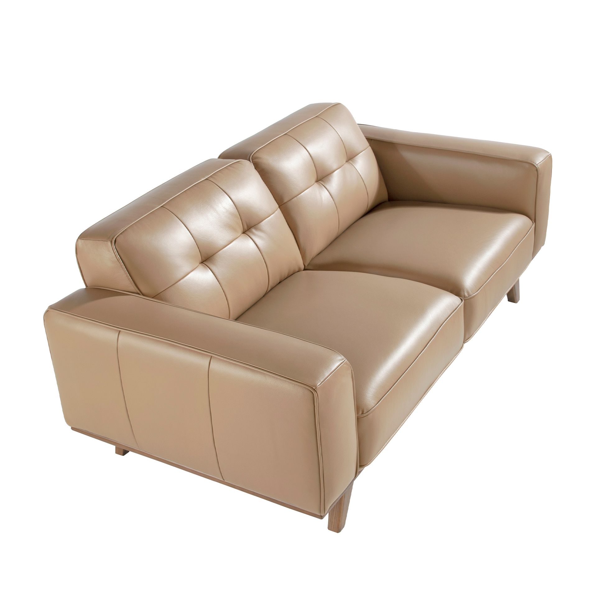 Chester 2 seater sofa in sand leather