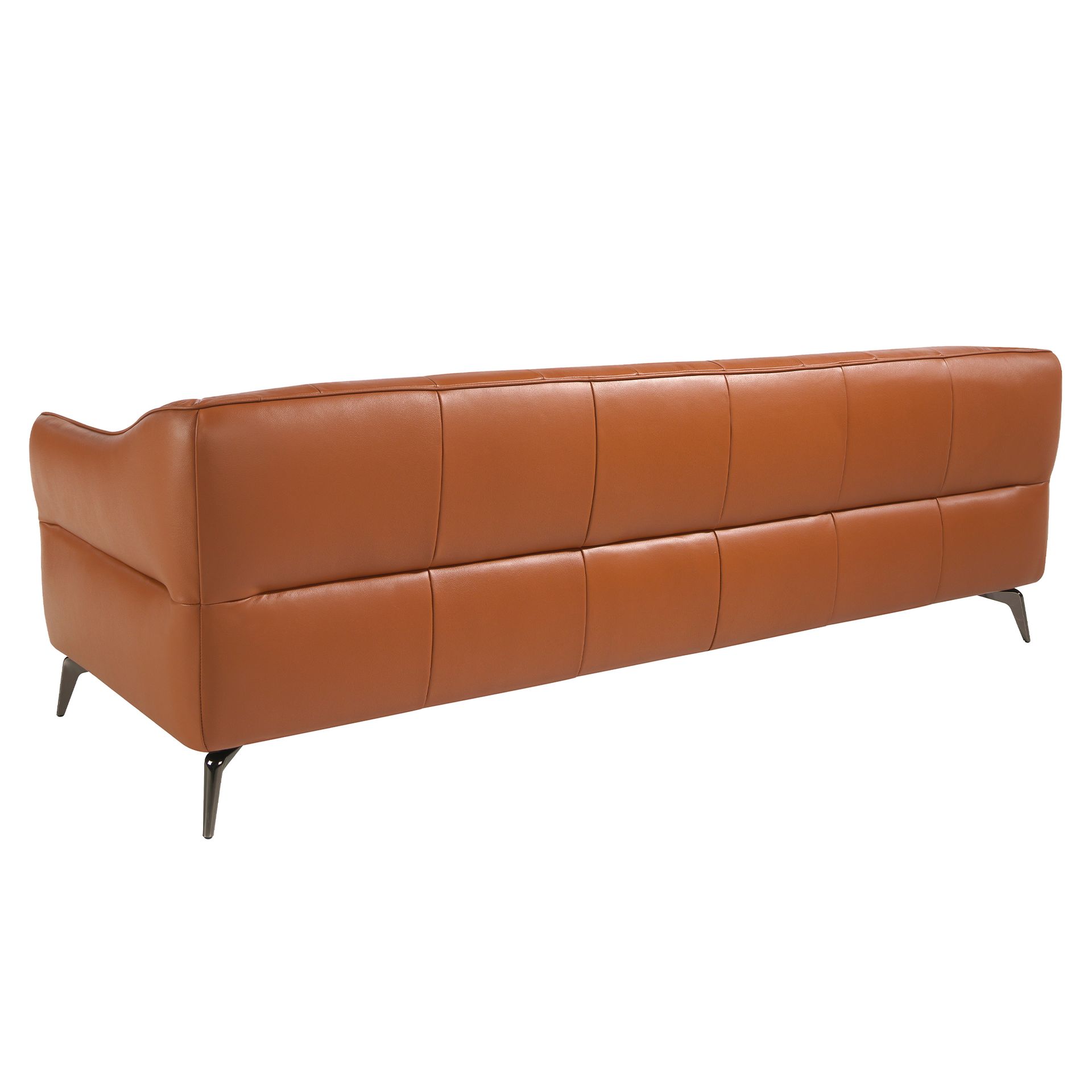 Chester 3 seater sofa in brown leather