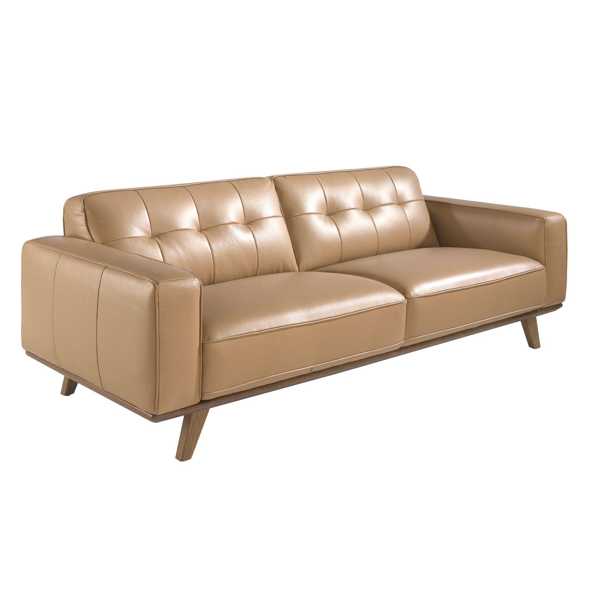Chester 3 seater sofa in sand leather