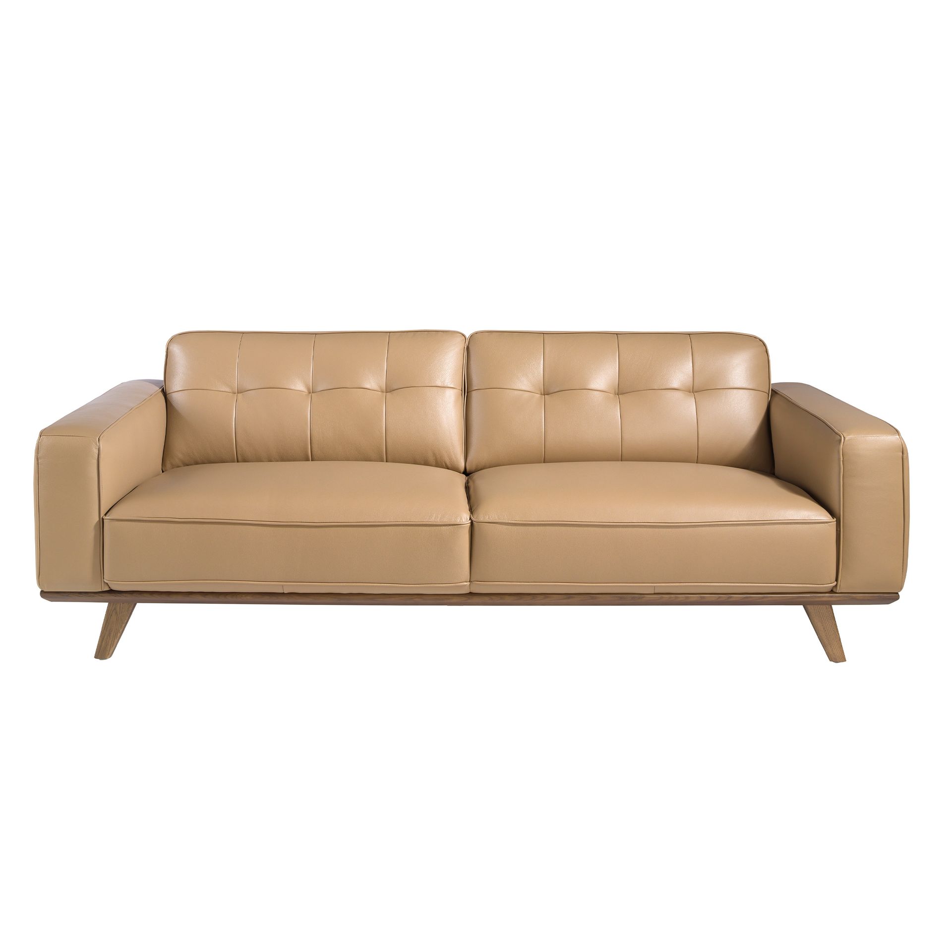 Chester 3 seater sofa in sand leather