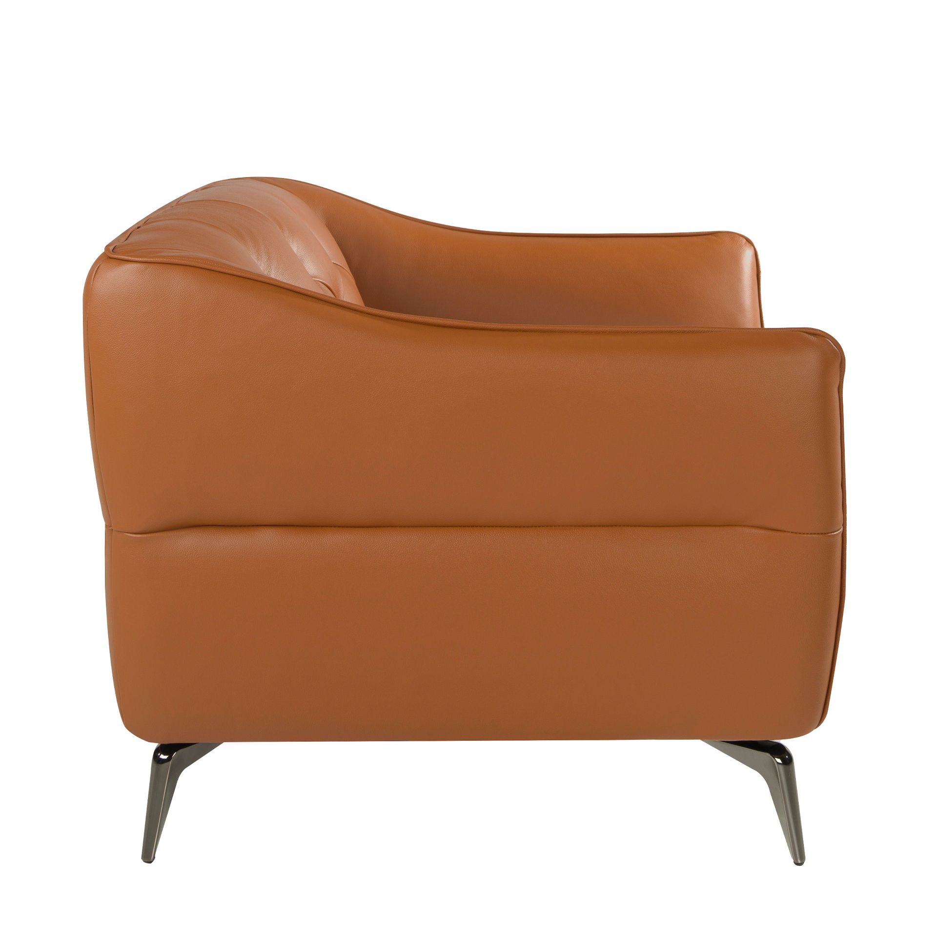 Chester armchair brown leather earth clay