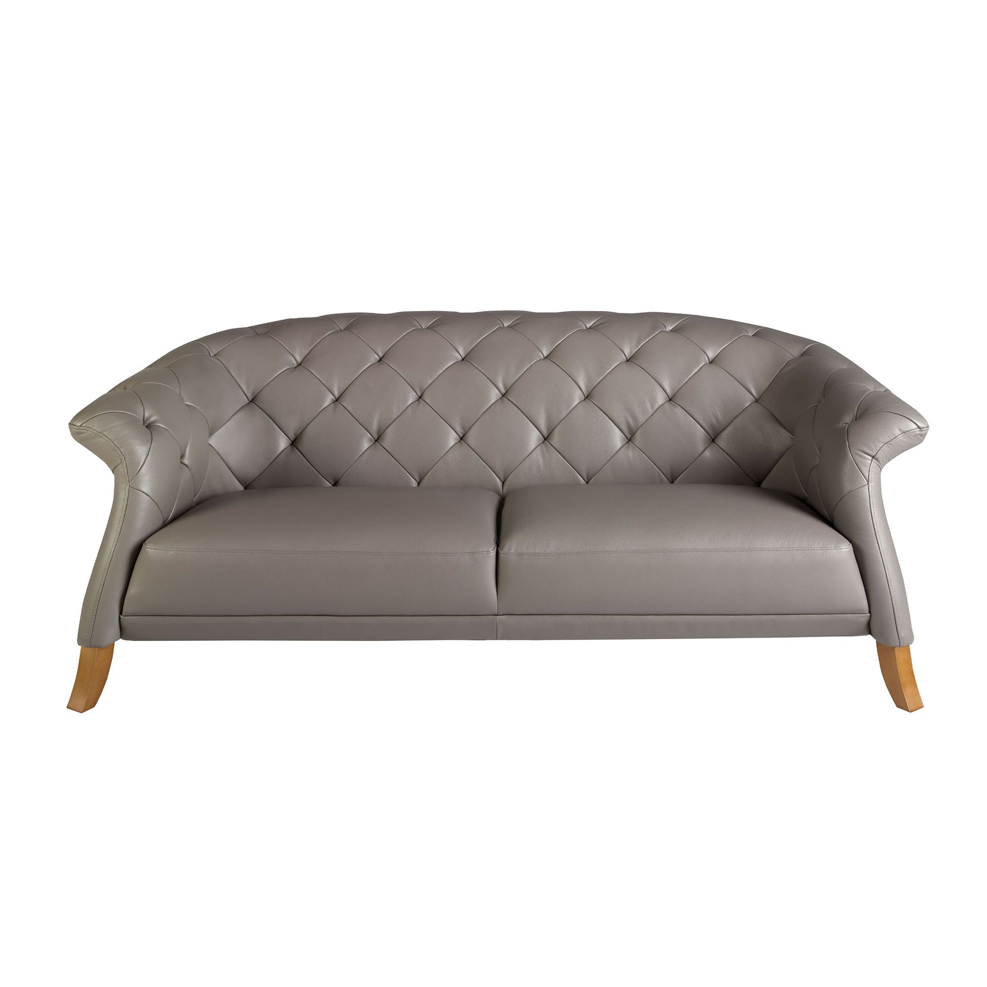 Chester sofa 2 seater grey leather