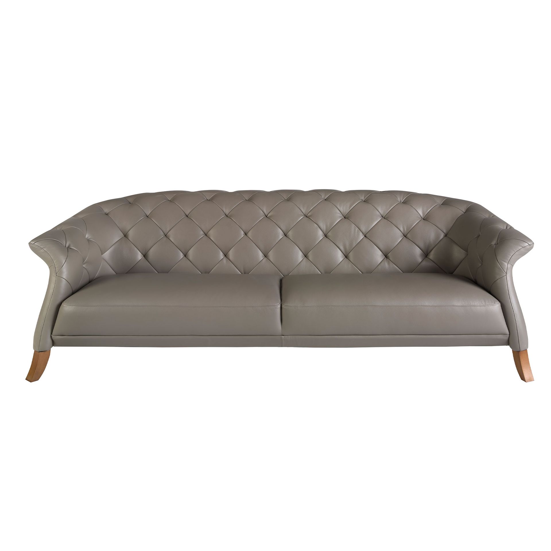 Chester sofa 3 seater grey leather