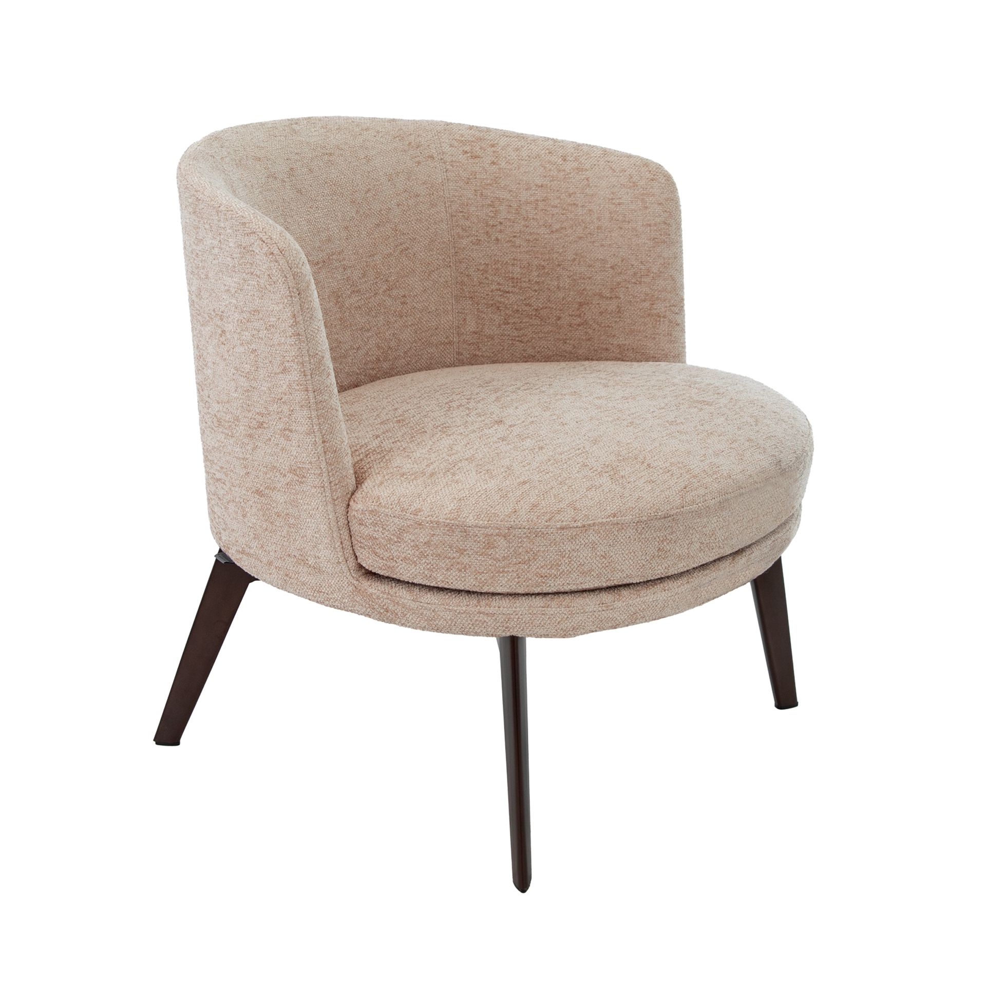 Cream fabric armchair