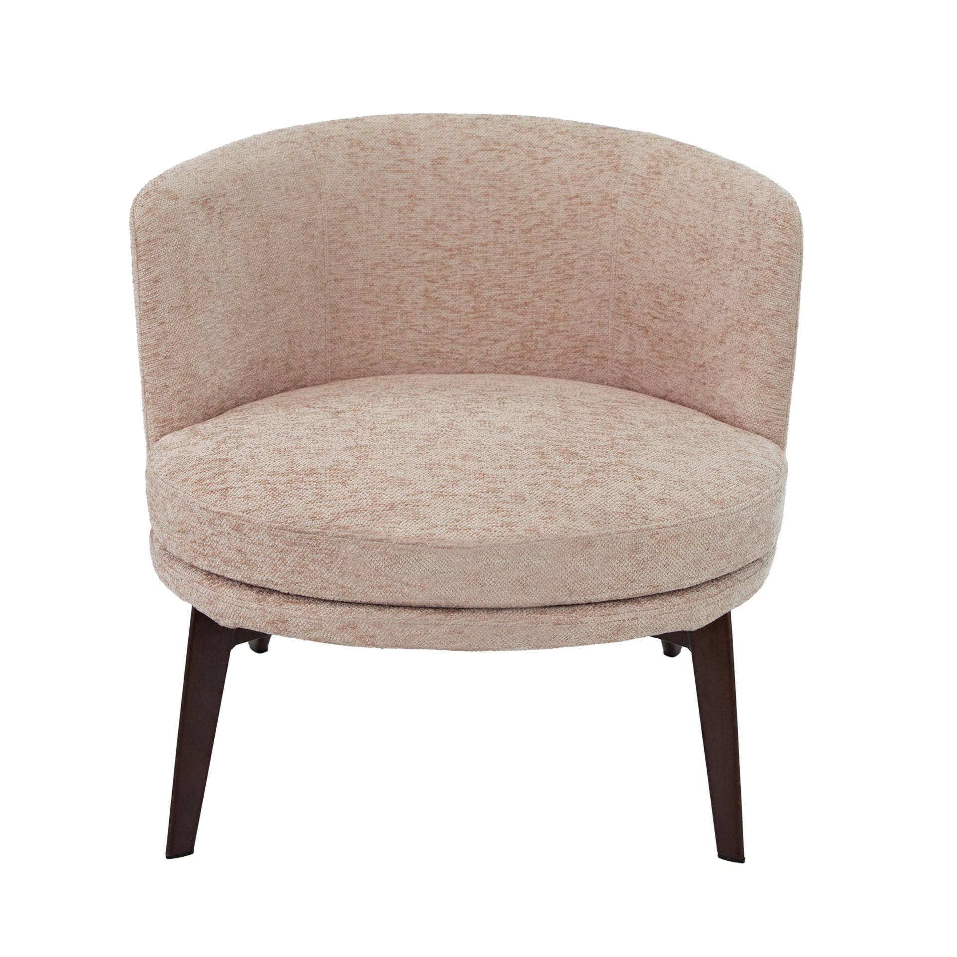 Cream fabric armchair