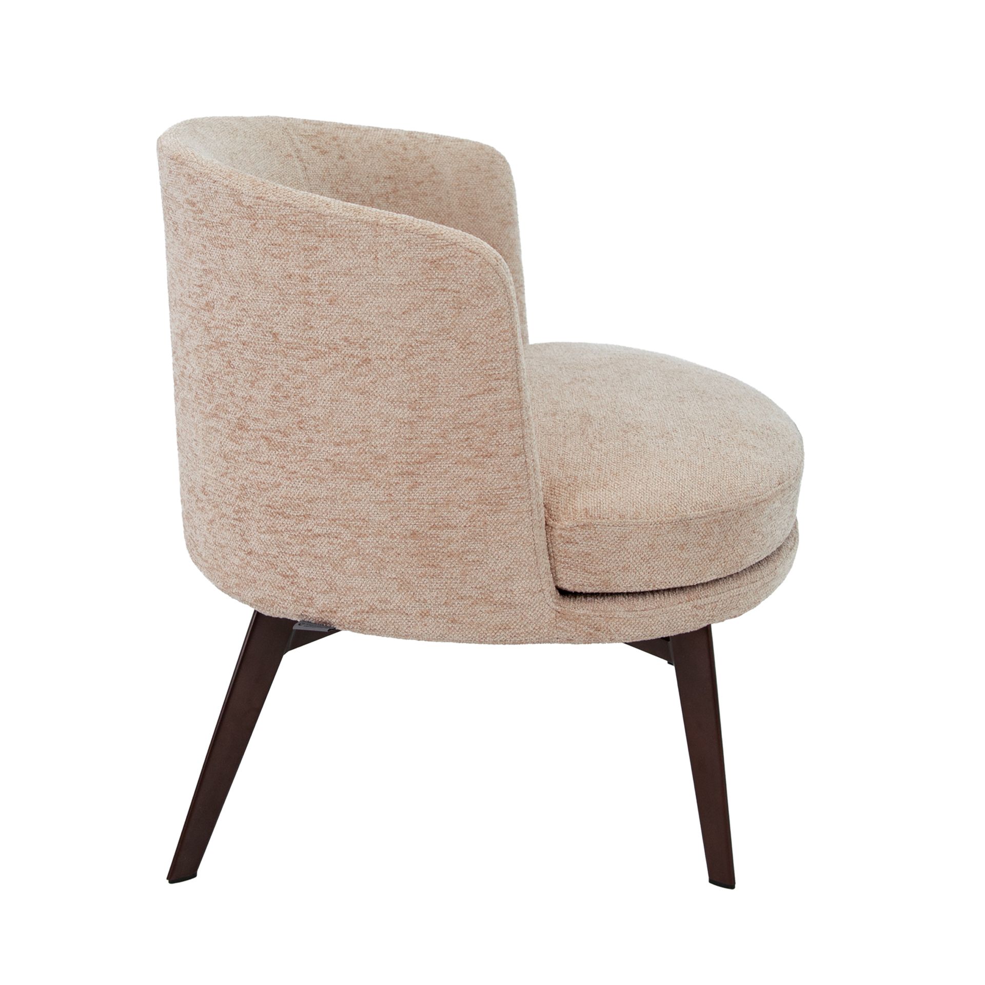 Cream fabric armchair