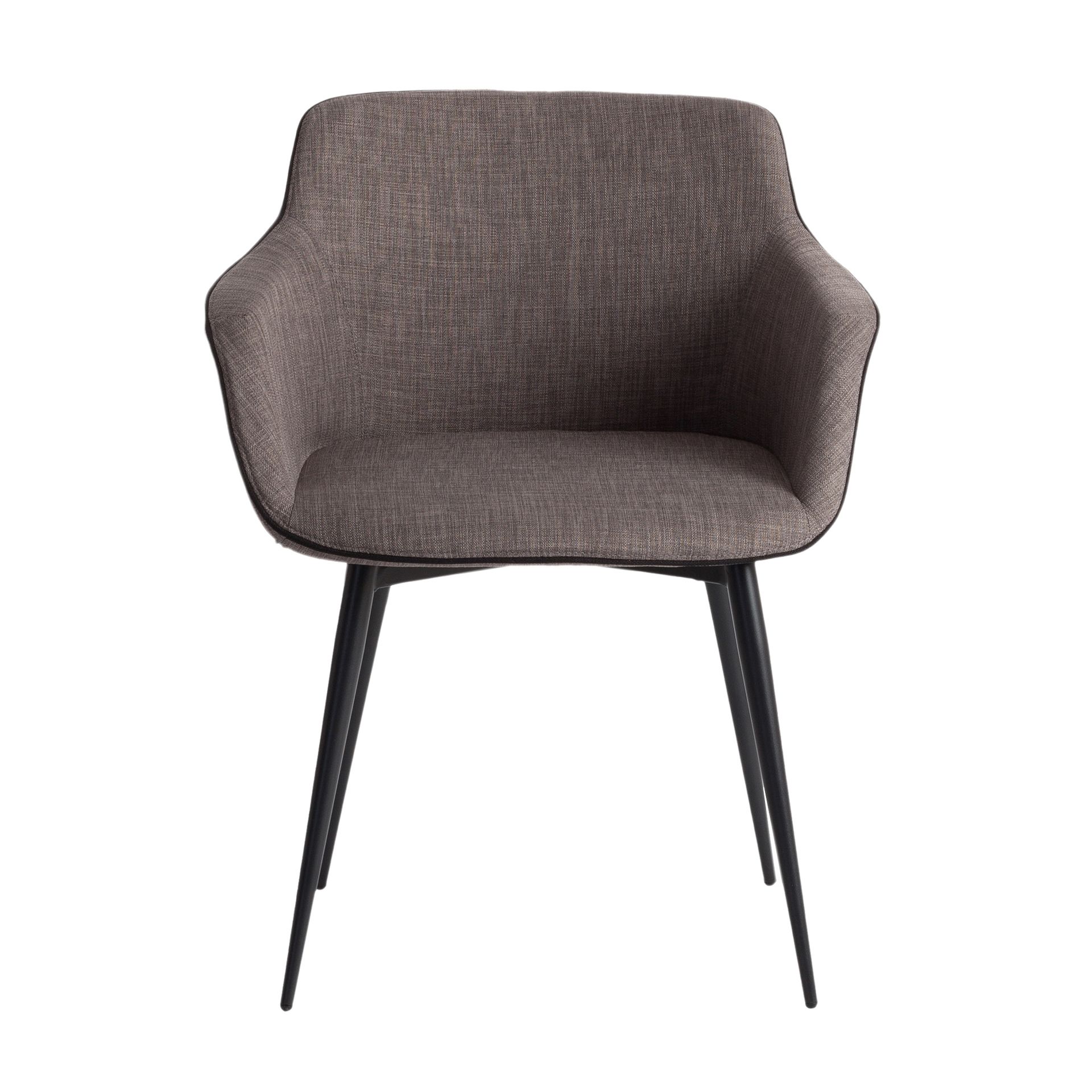 Dark grey fabric chair