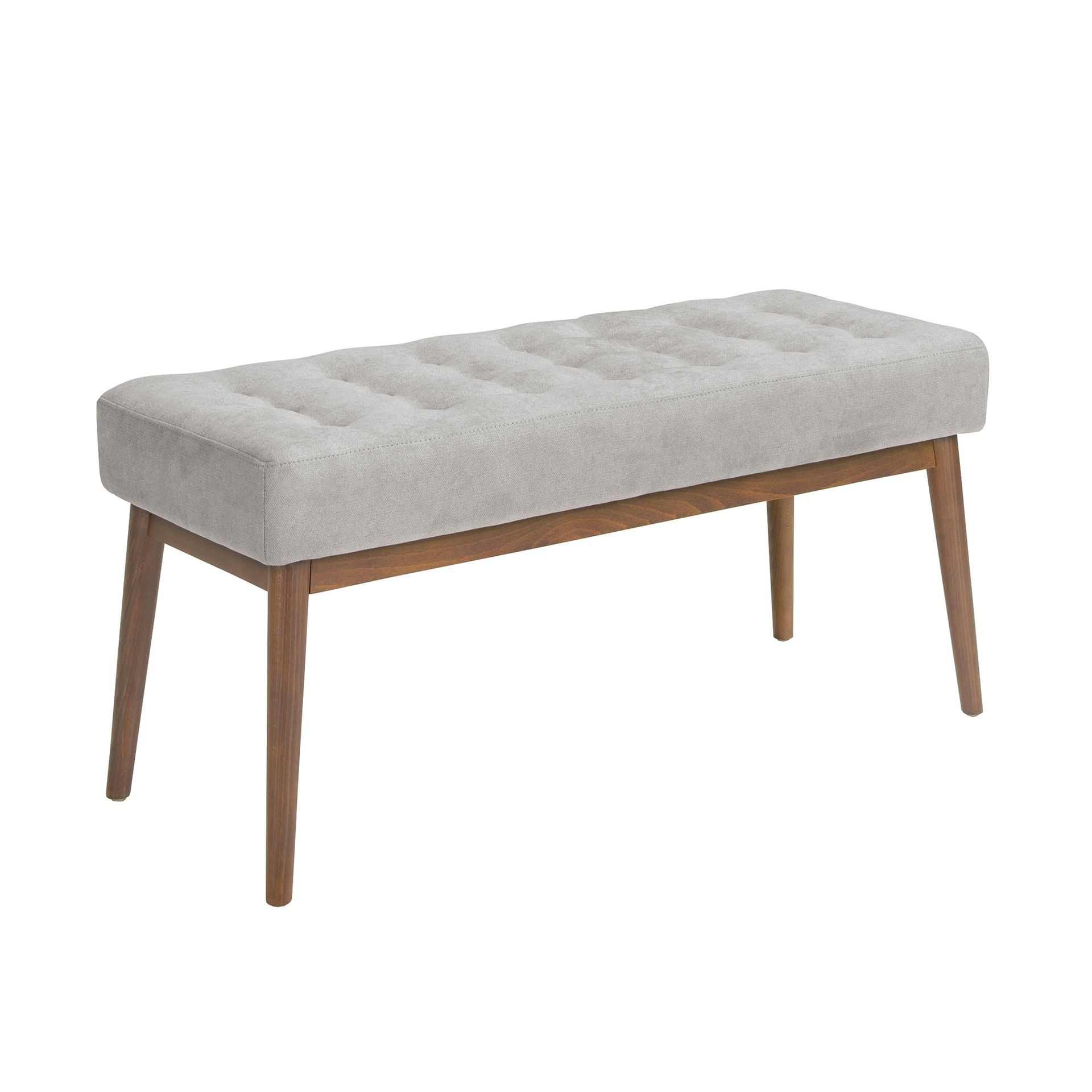 Dark grey fabric stool
