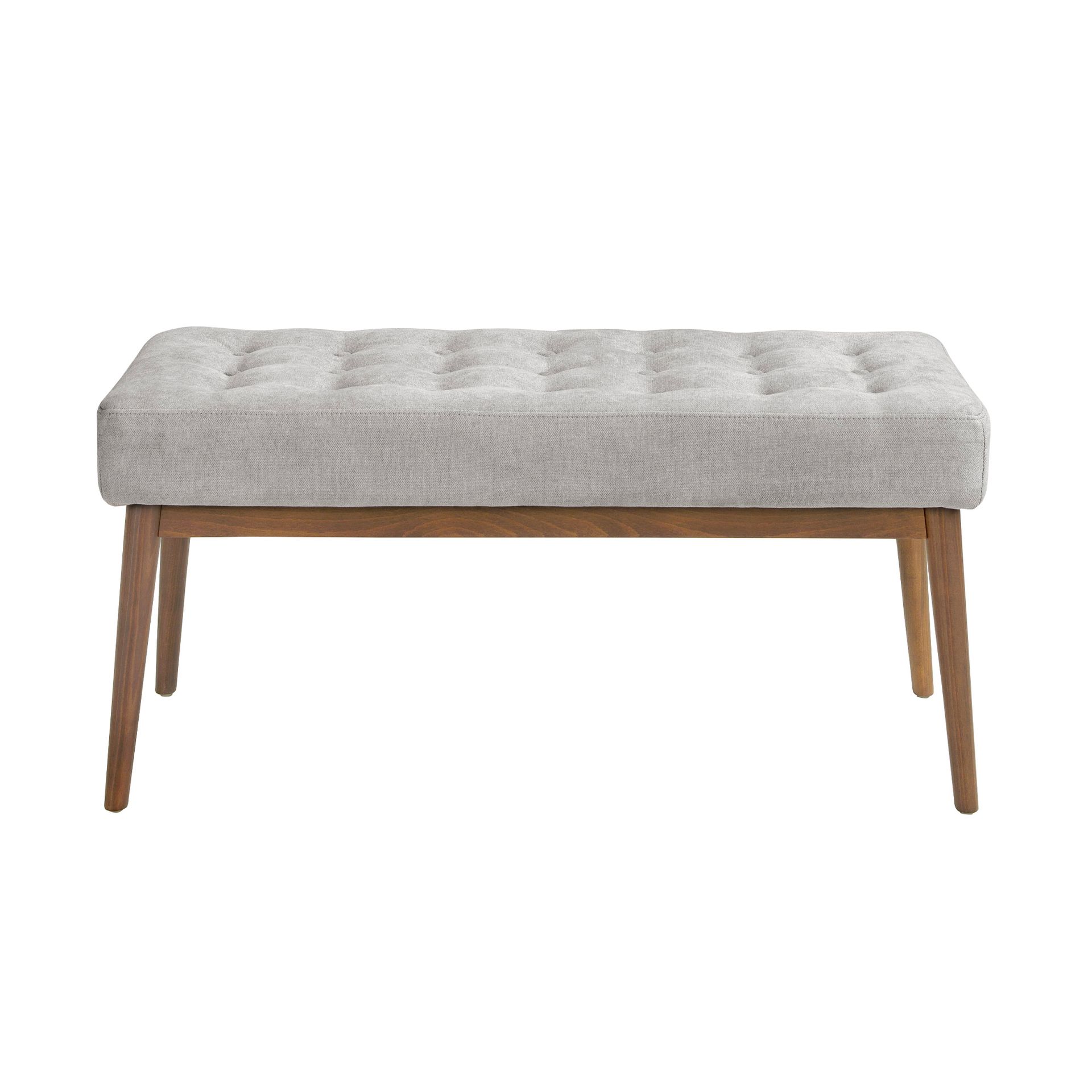 Dark grey fabric stool