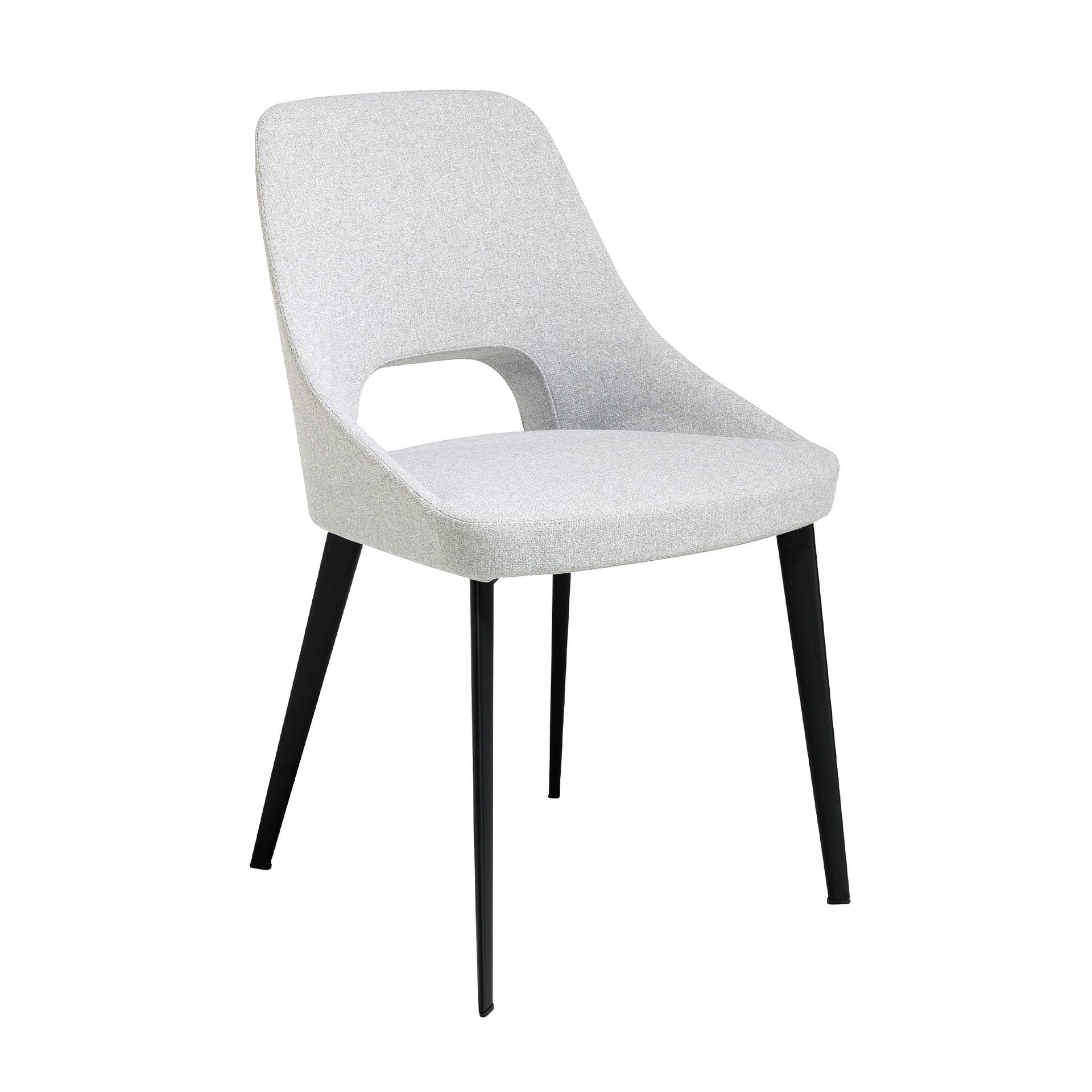 Grey fabric chair