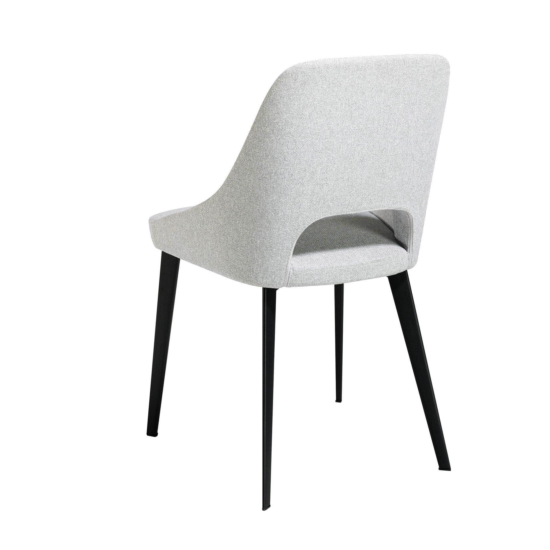 Grey fabric chair