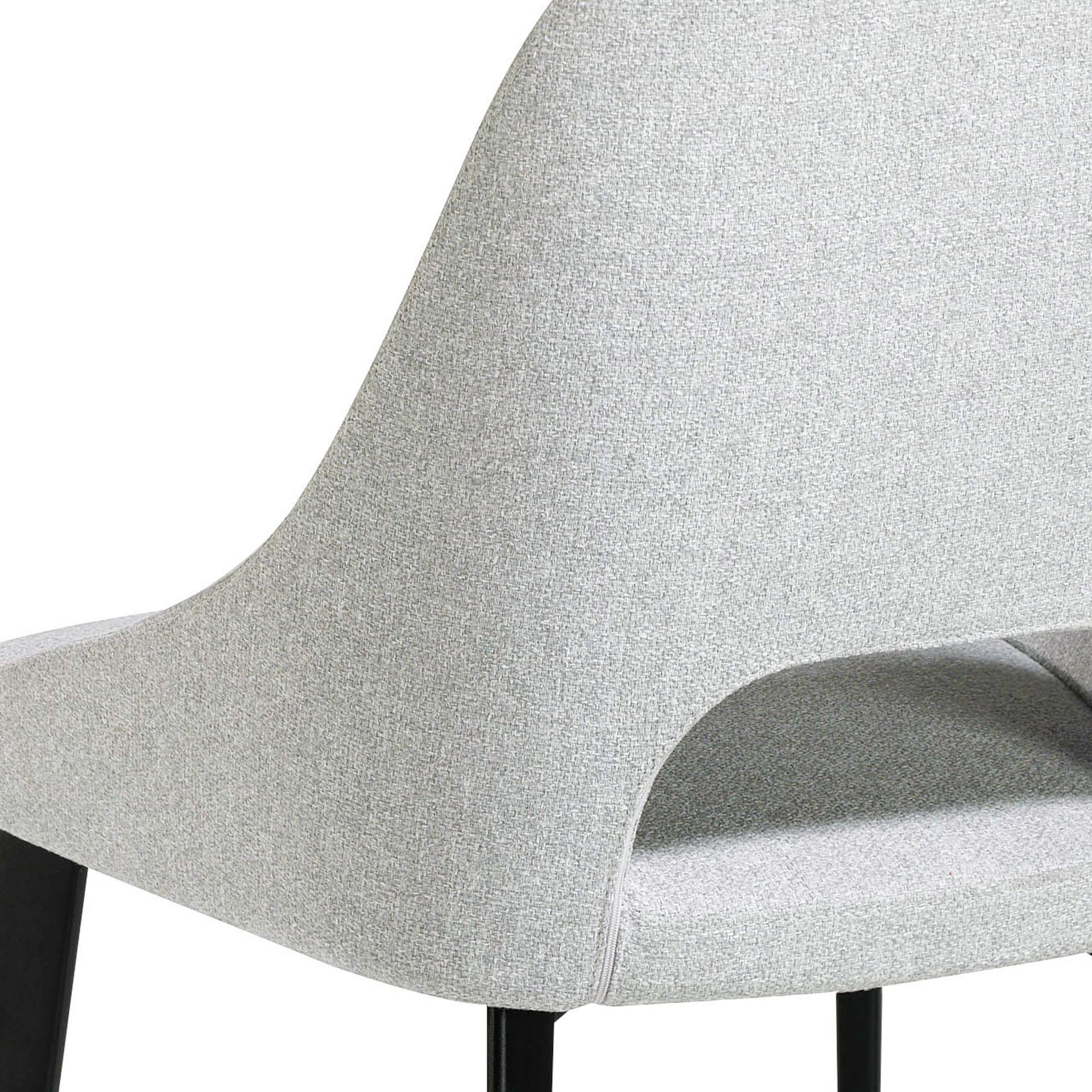 Grey fabric chair