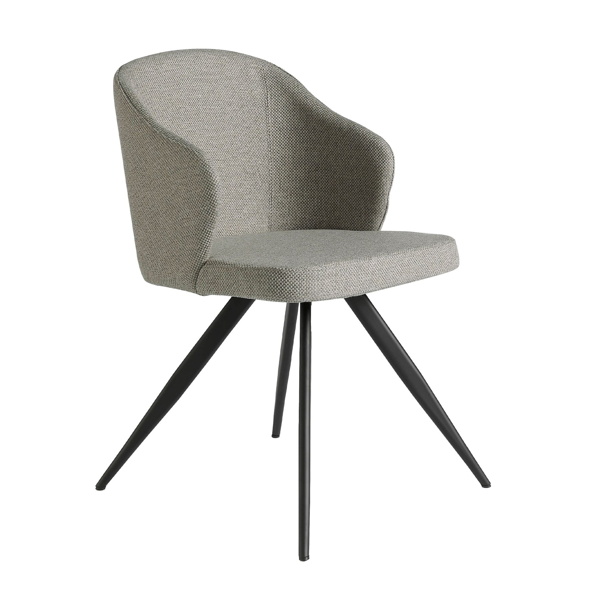 Grey fabric chair