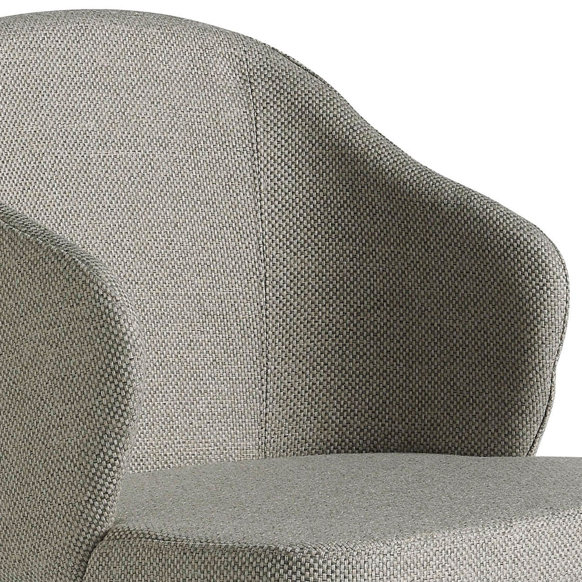 Grey fabric chair