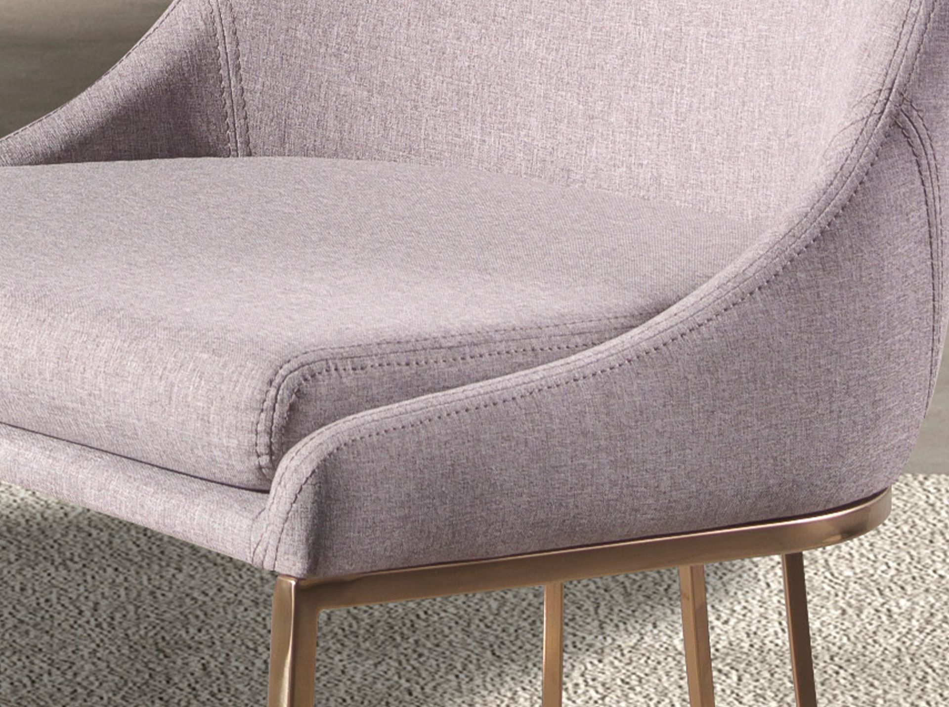 Grey fabric chair