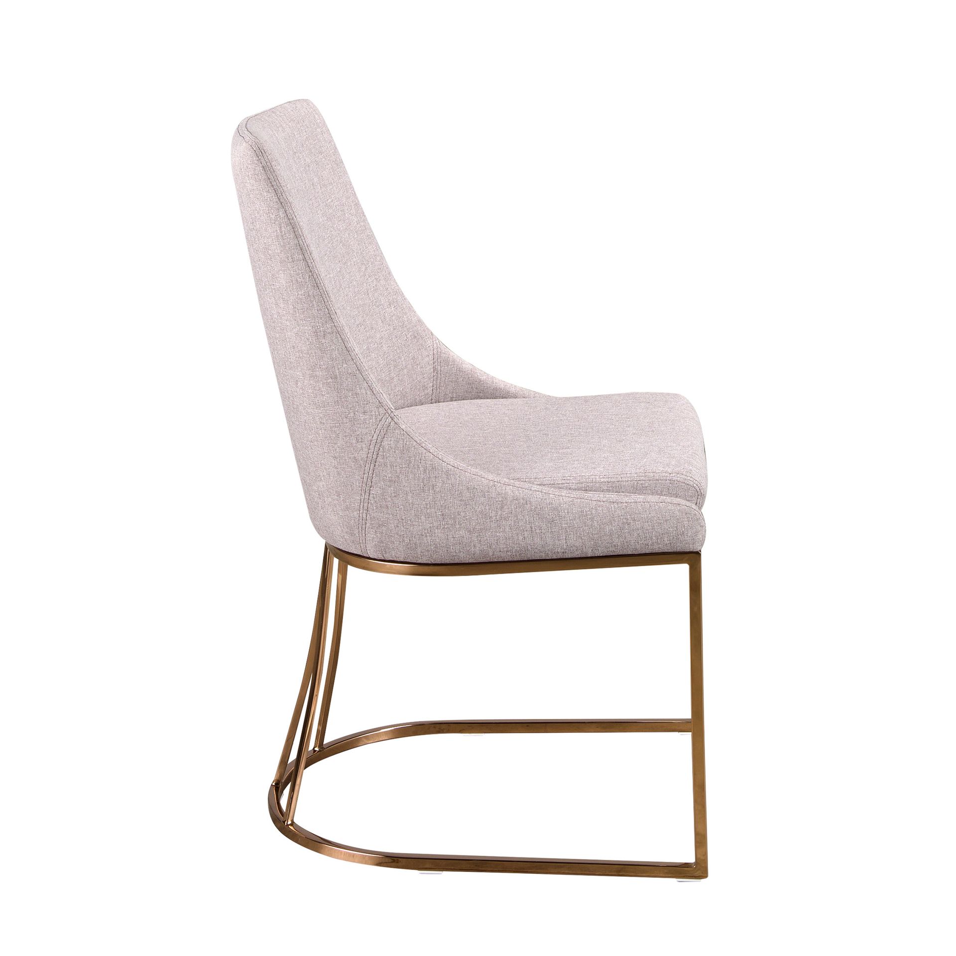 Grey fabric chair