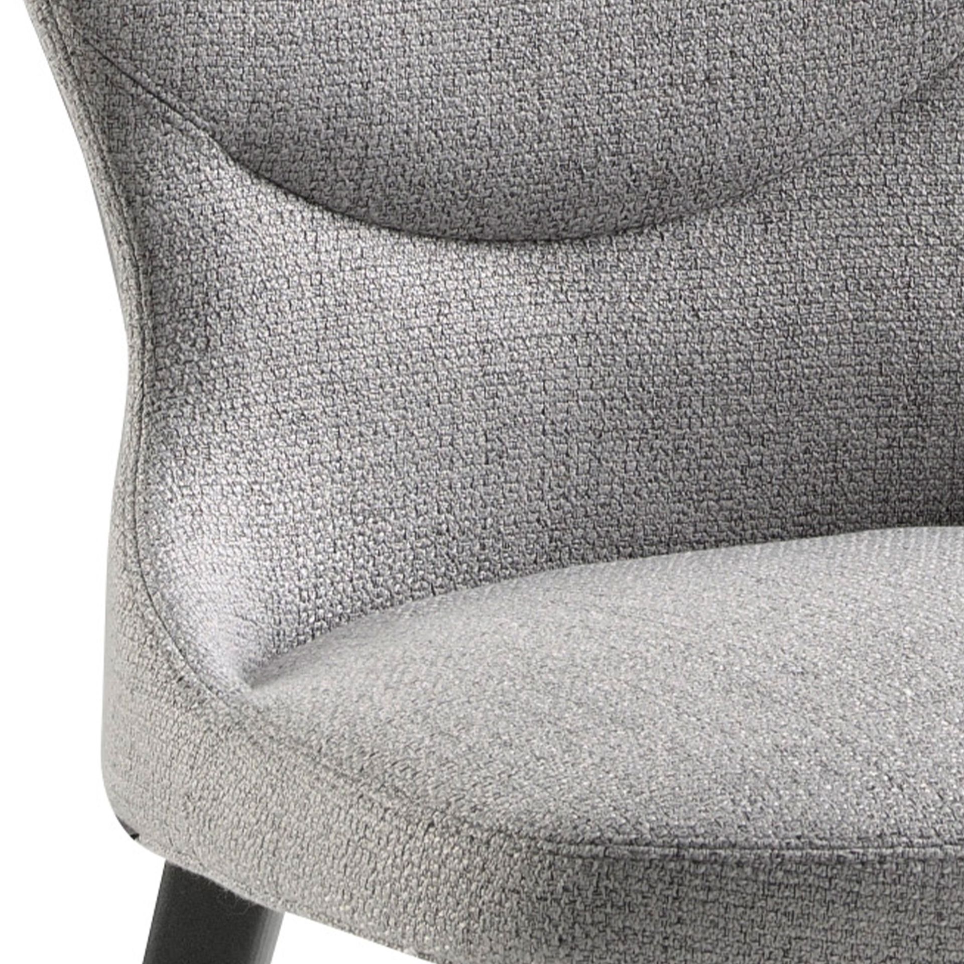 Grey fabric chair