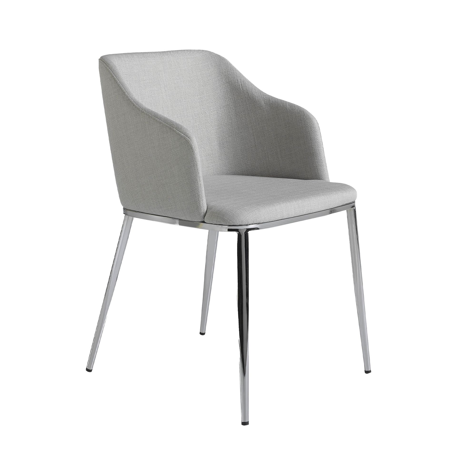Grey fabric chair