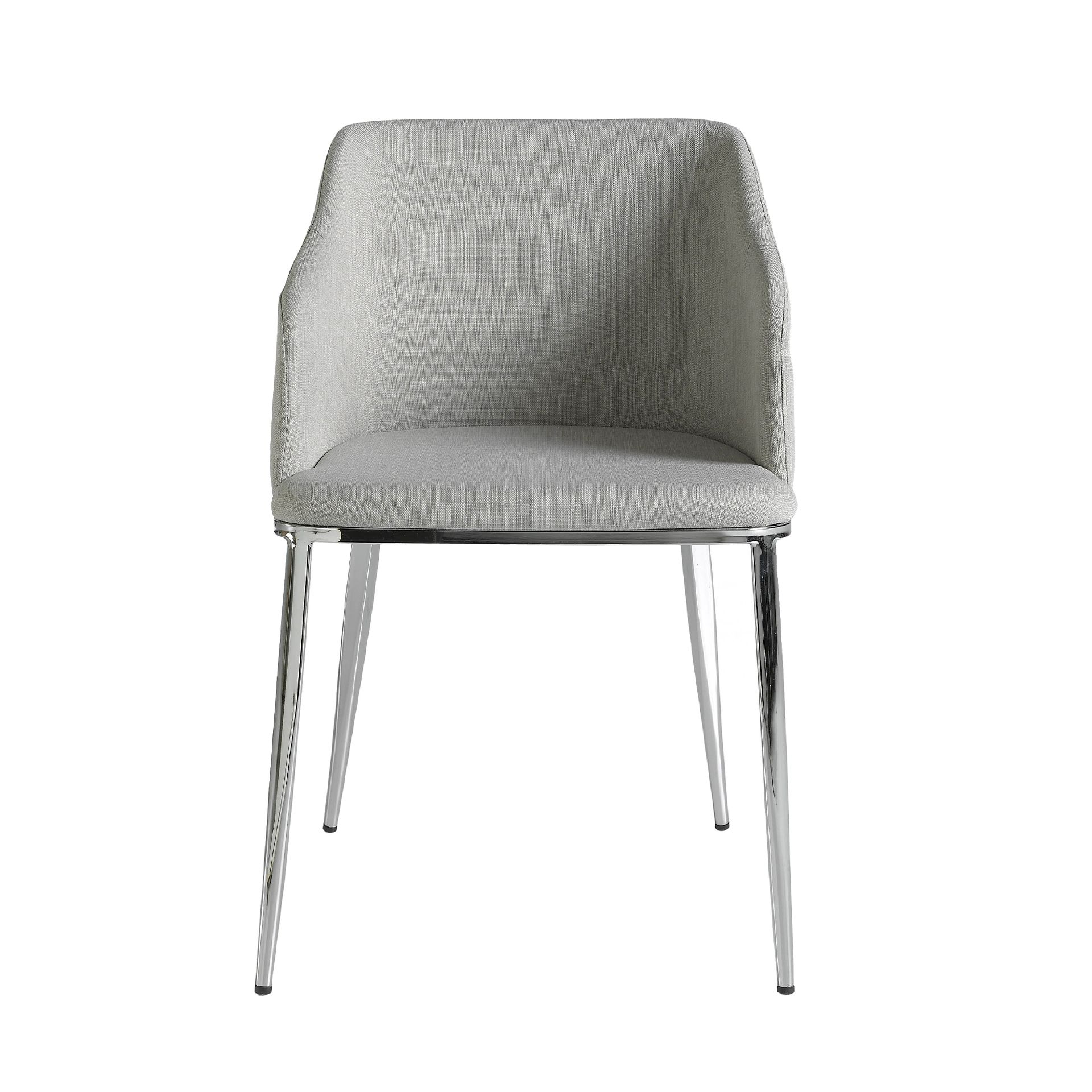 Grey fabric chair