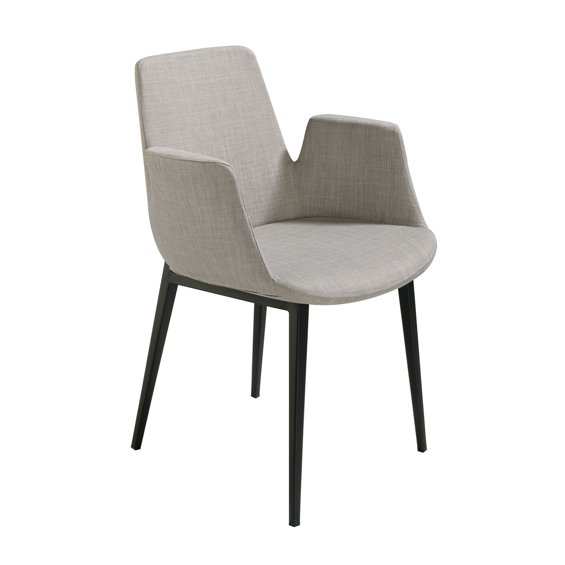 Grey fabric chair