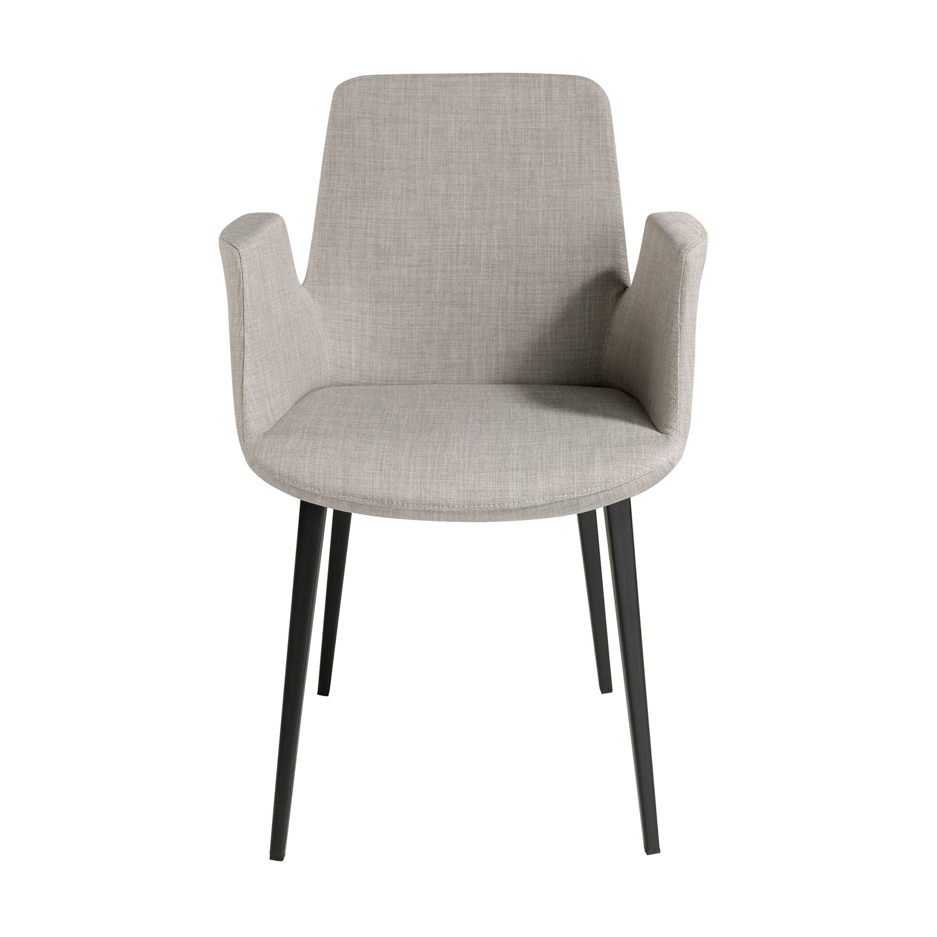 Grey fabric chair
