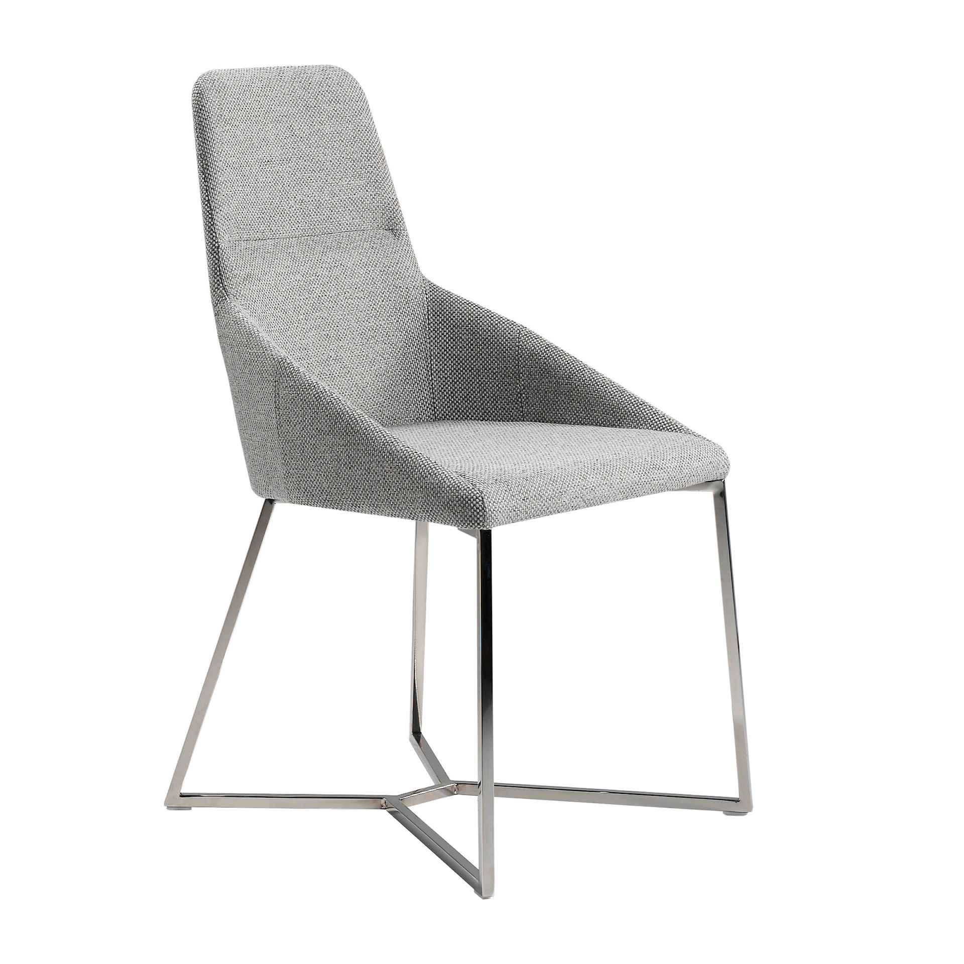 Grey fabric chair