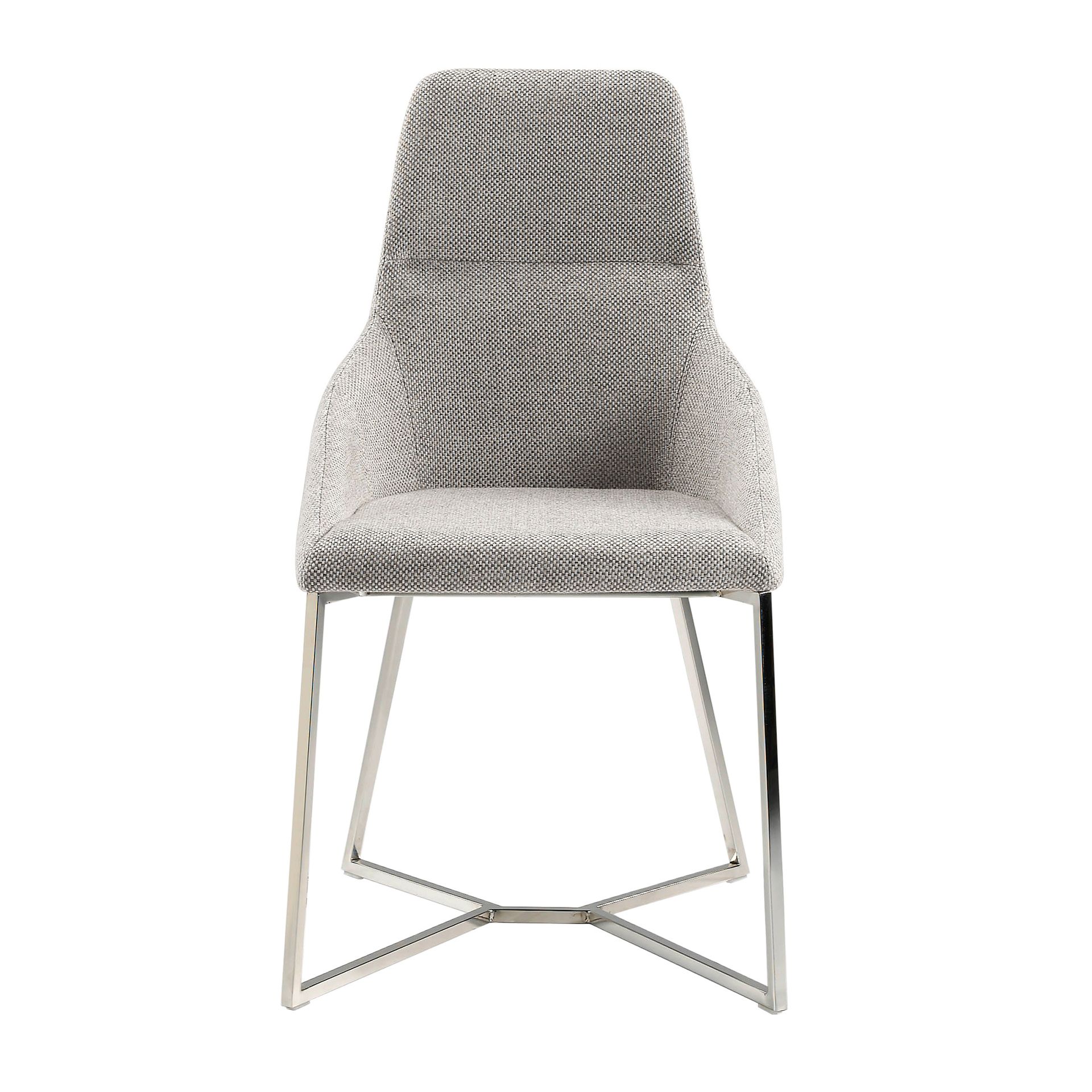 Grey fabric chair
