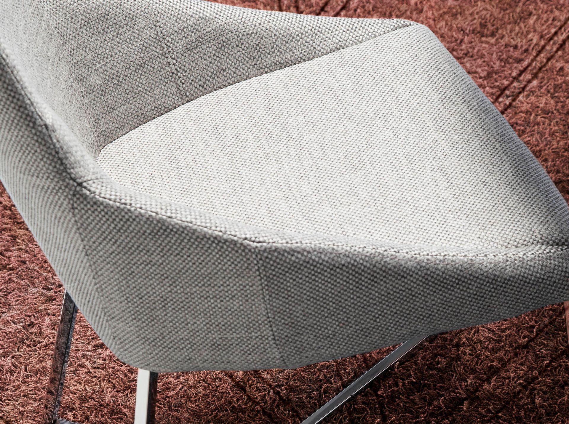 Grey fabric chair