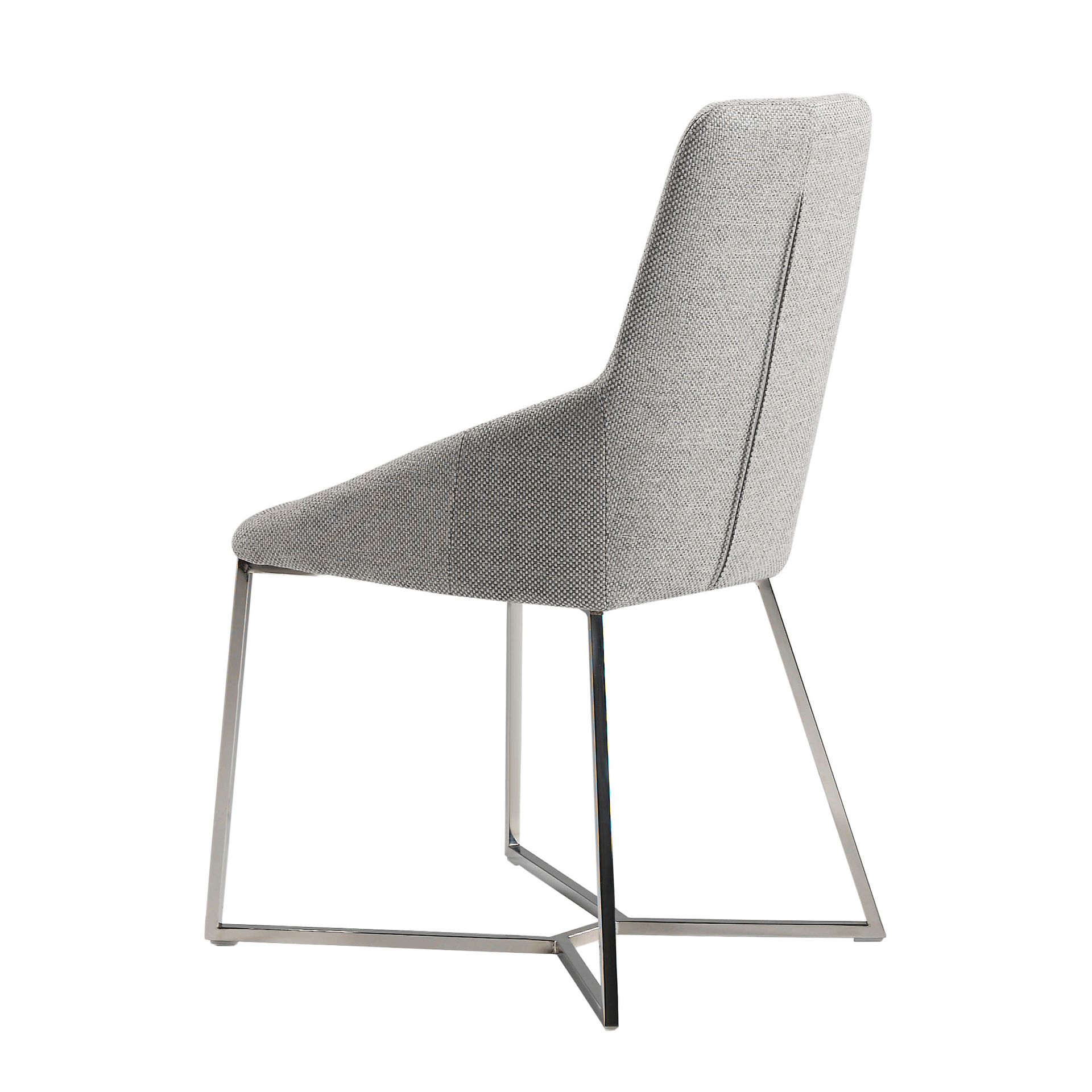 Grey fabric chair