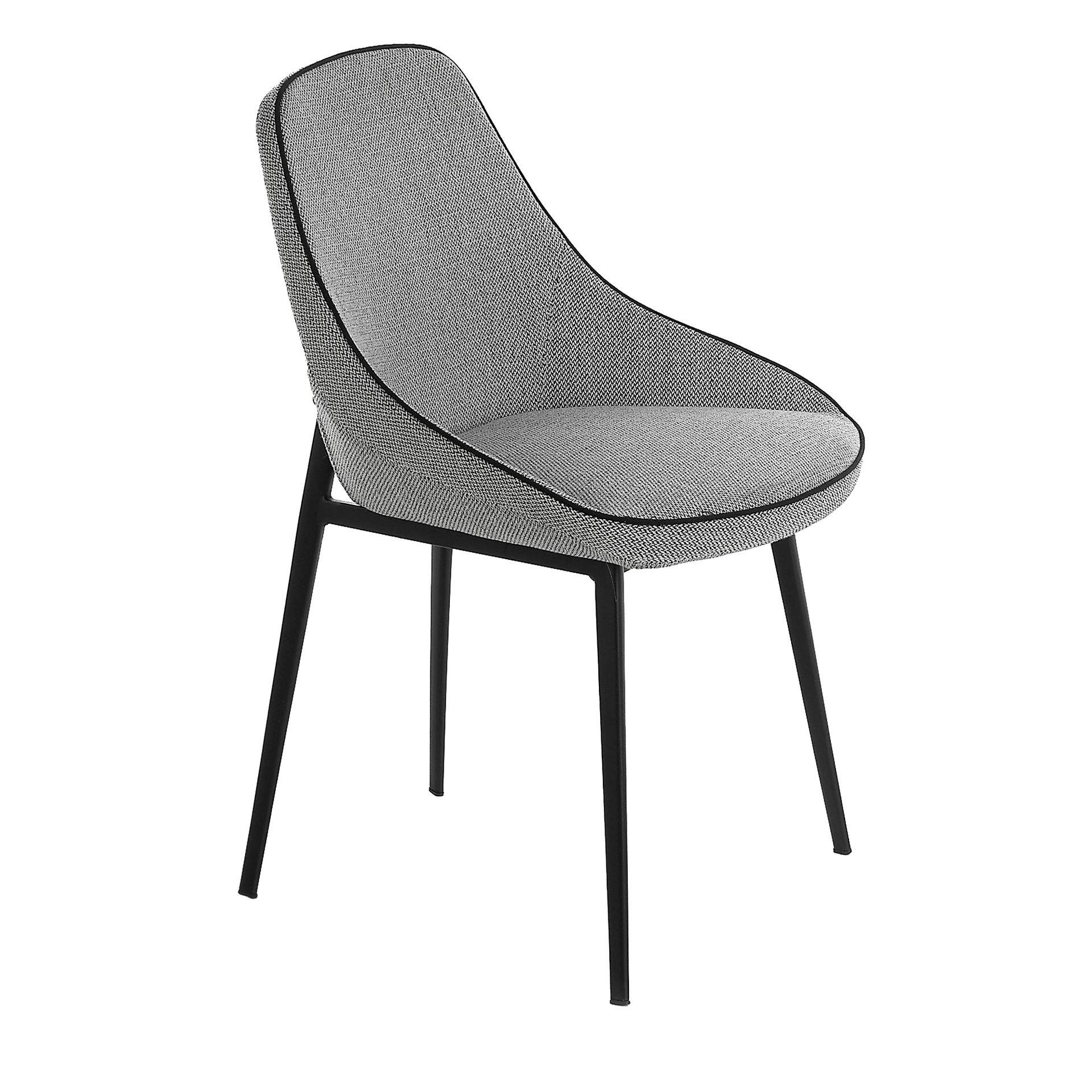 Grey fabric chair