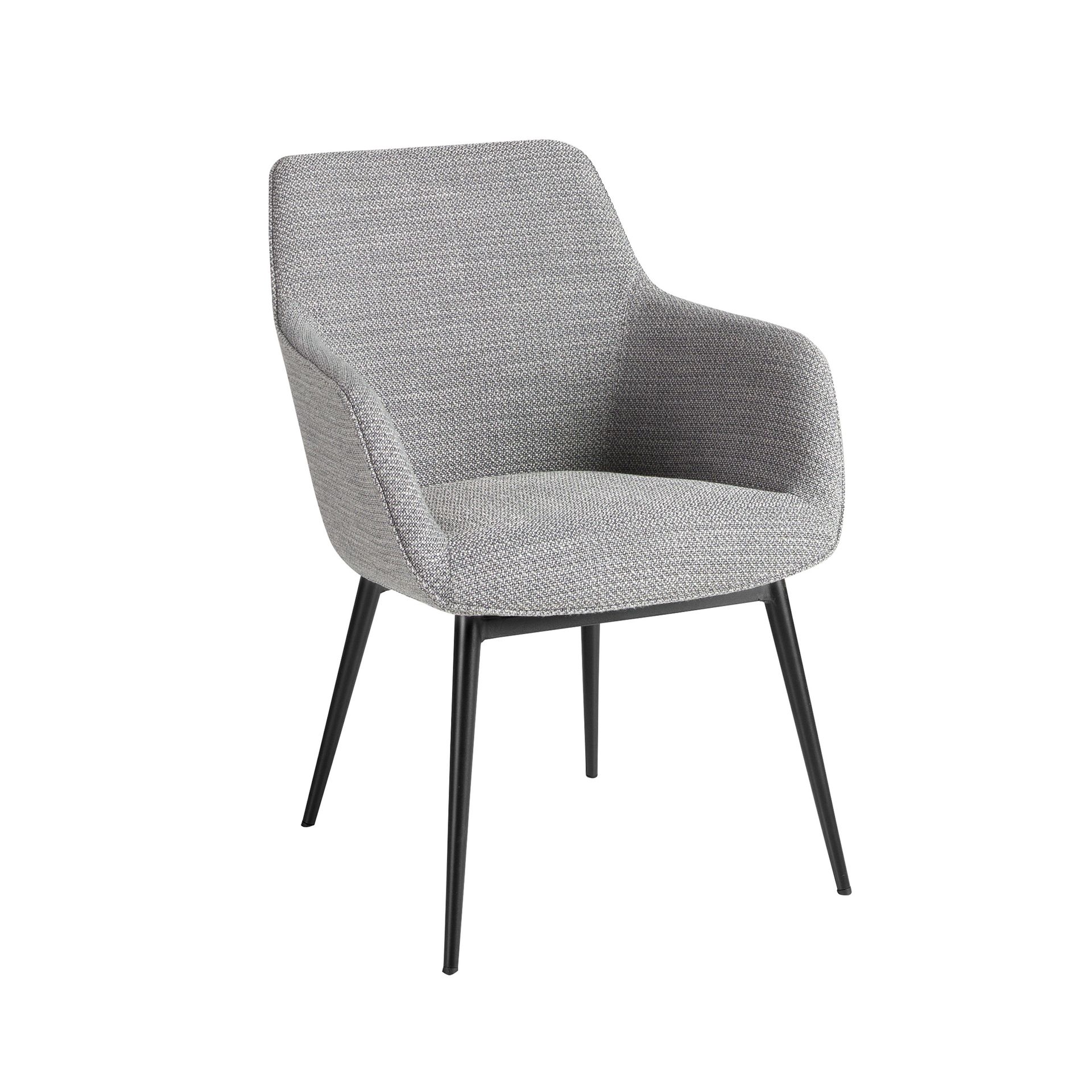 Grey fabric chair