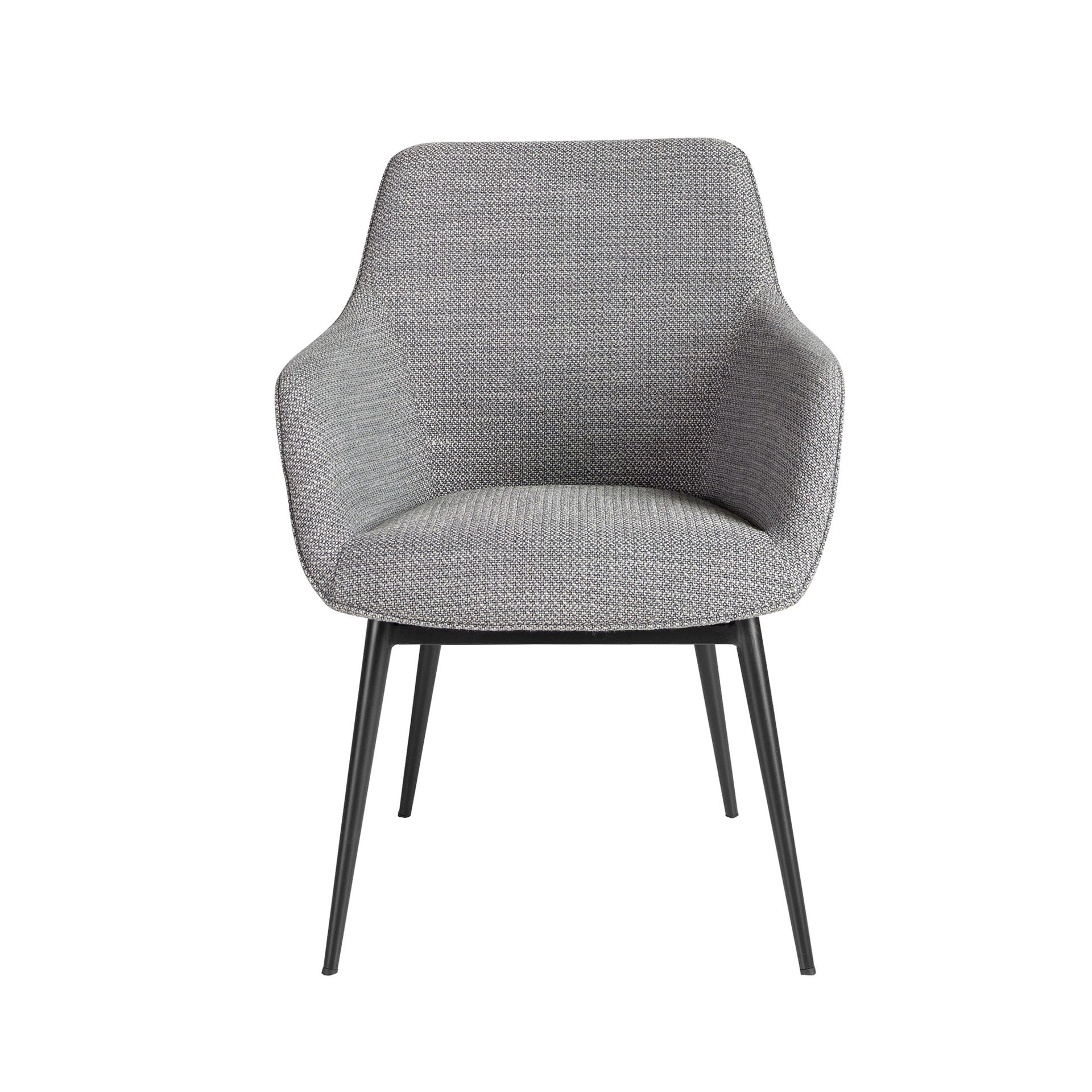 Grey fabric chair