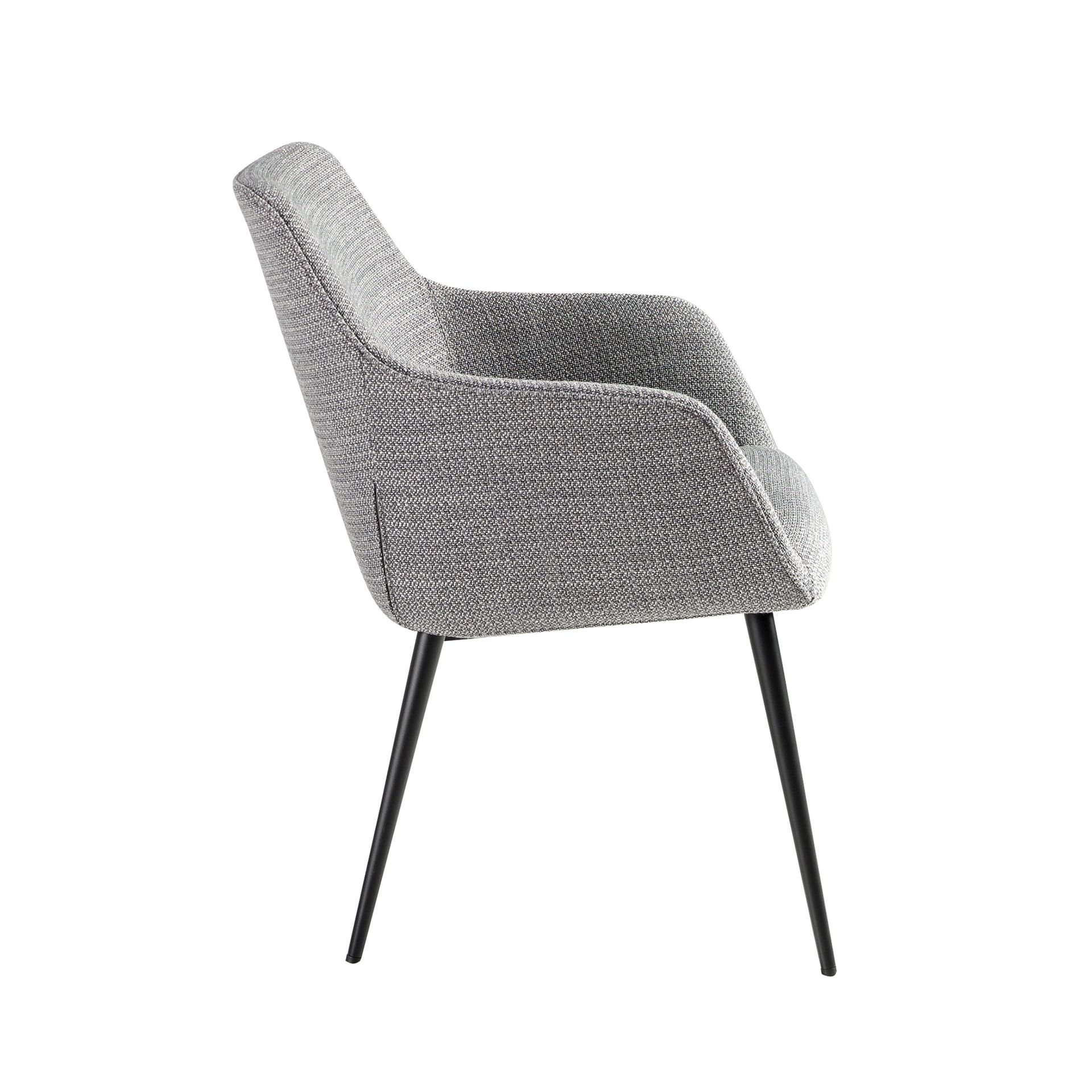 Grey fabric chair
